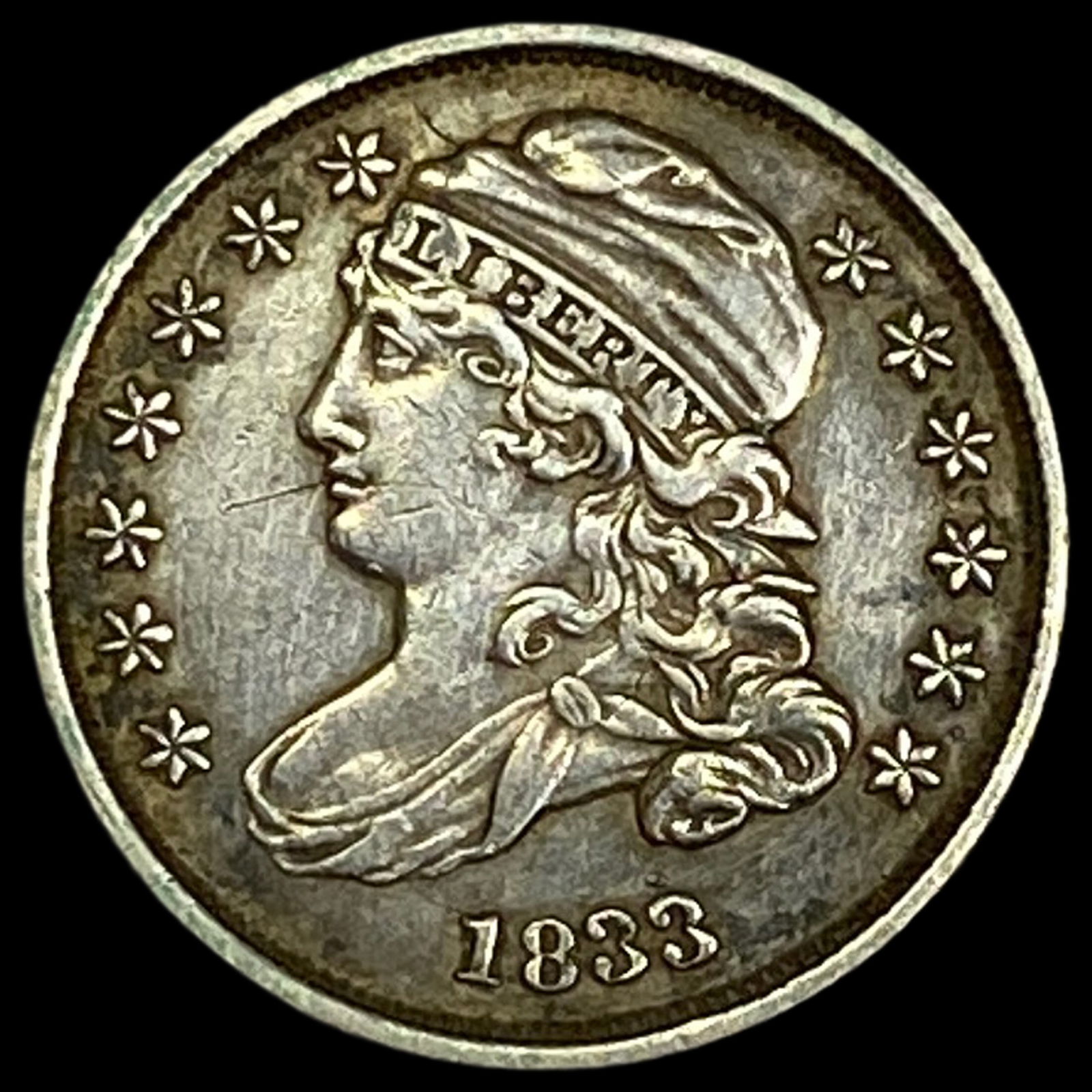 1833 Capped Bust Dime CHOICE AU: 1833 Capped Bust Dime CHOICE AU