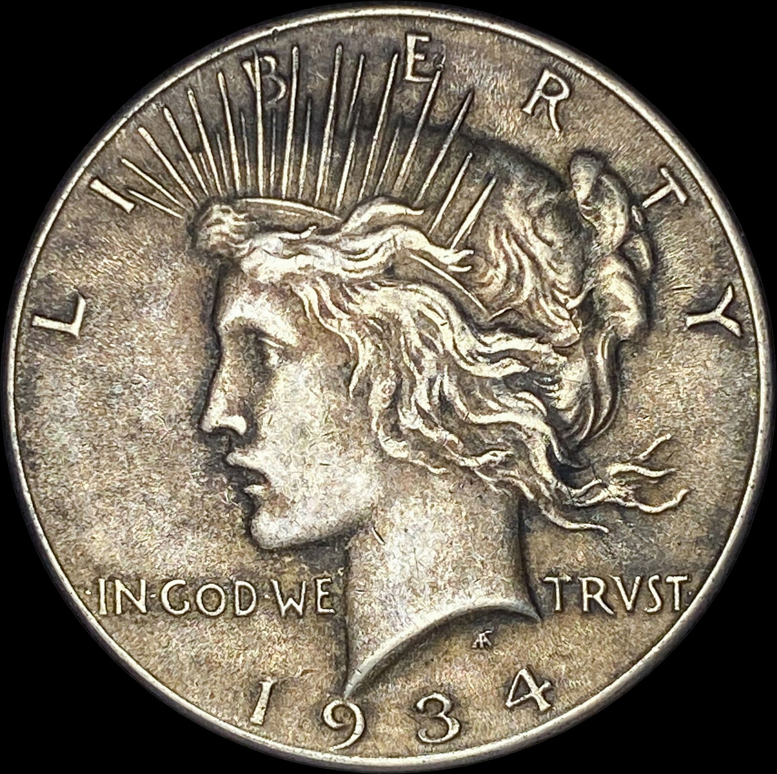 1934 Peace Silver Dollar CLOSELY UNCIRCULATED (1 of 2)
