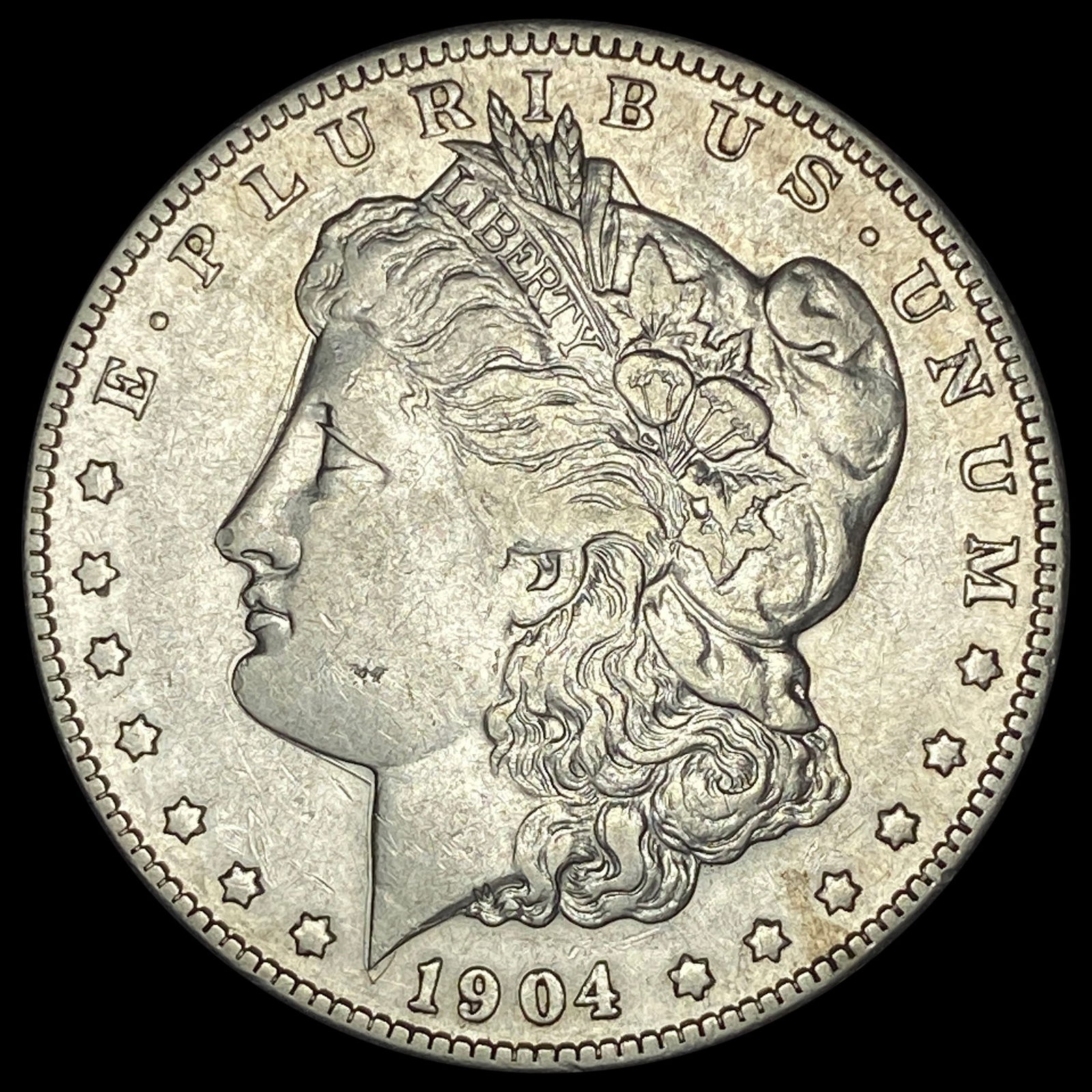1904-S Silver Morgan Dollar NEARLY UNCIRCULATED (1 of 2)