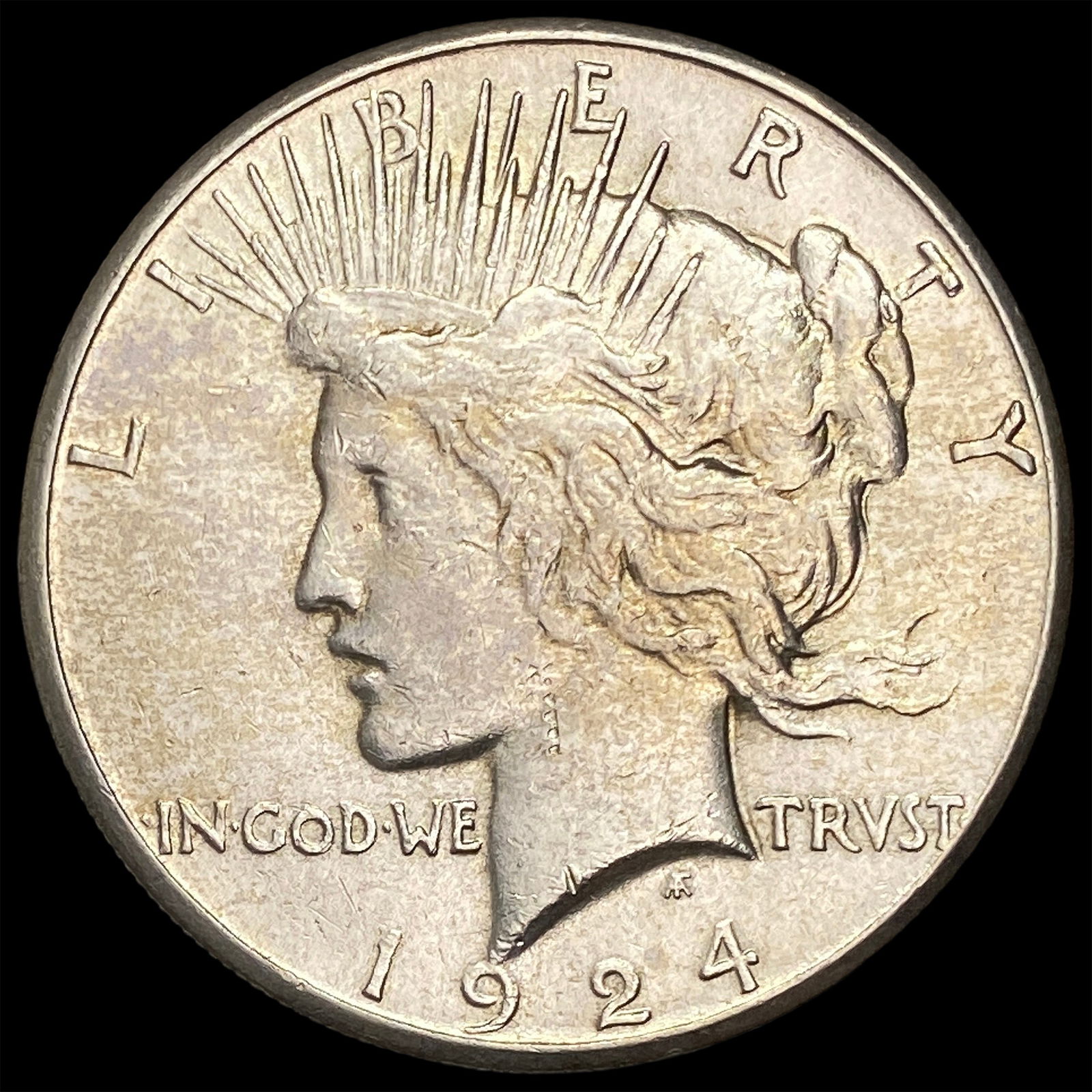 1924-D Silver Peace Dollar CLOSELY UNCIRCULATED: 1924-D Silver Peace Dollar CLOSELY UNCIRCULATED