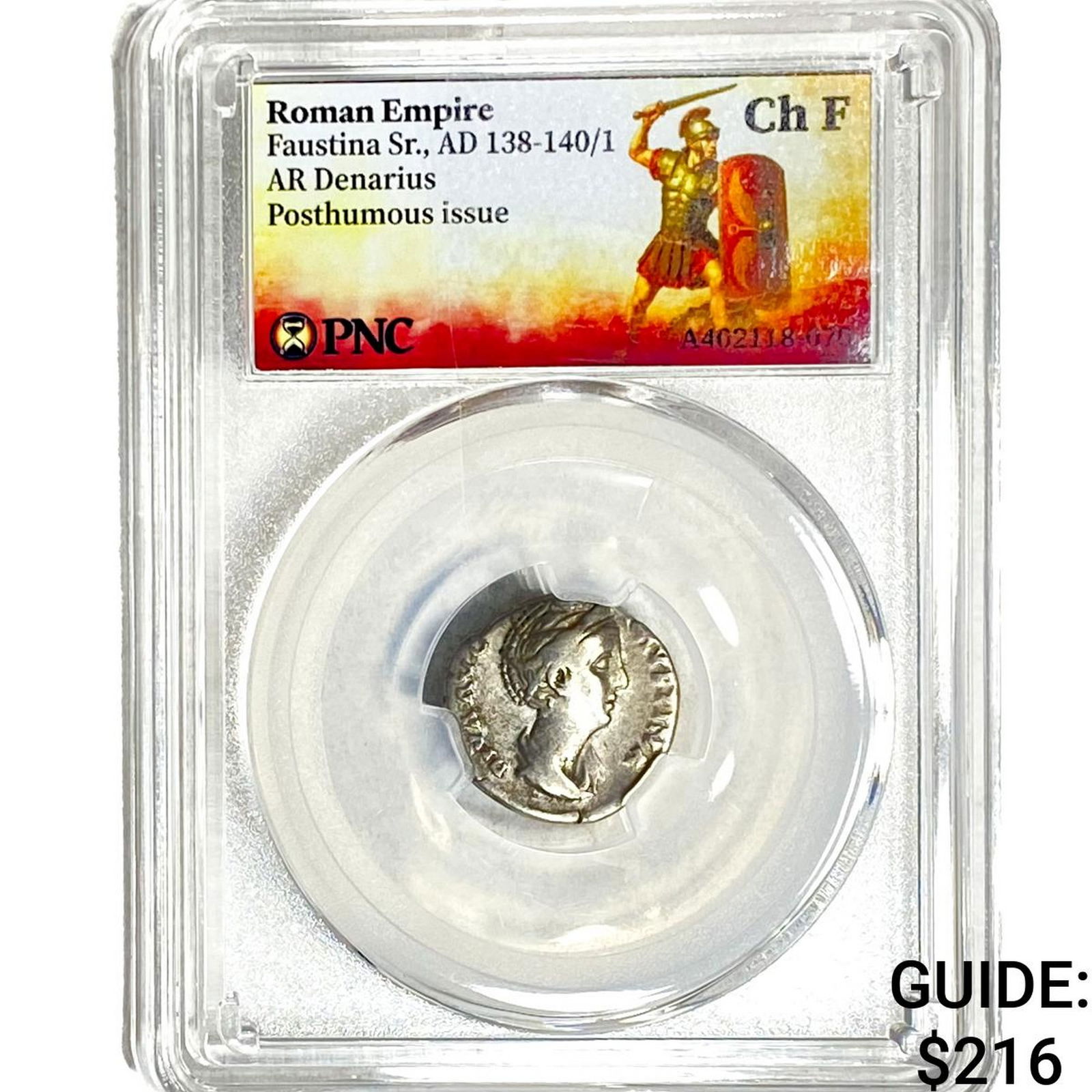 Roman Faustina Sr.,AD 138-140/1 AR Denarius PNC ChF: Roman Faustina Sr.,AD 138-140/1 AR Denarius PNC ChF