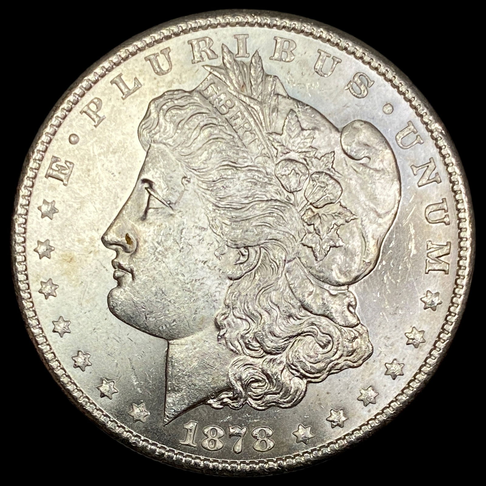 1878-S Silver Morgan Dollar GEM BU: 1878-S Silver Morgan Dollar GEM BU