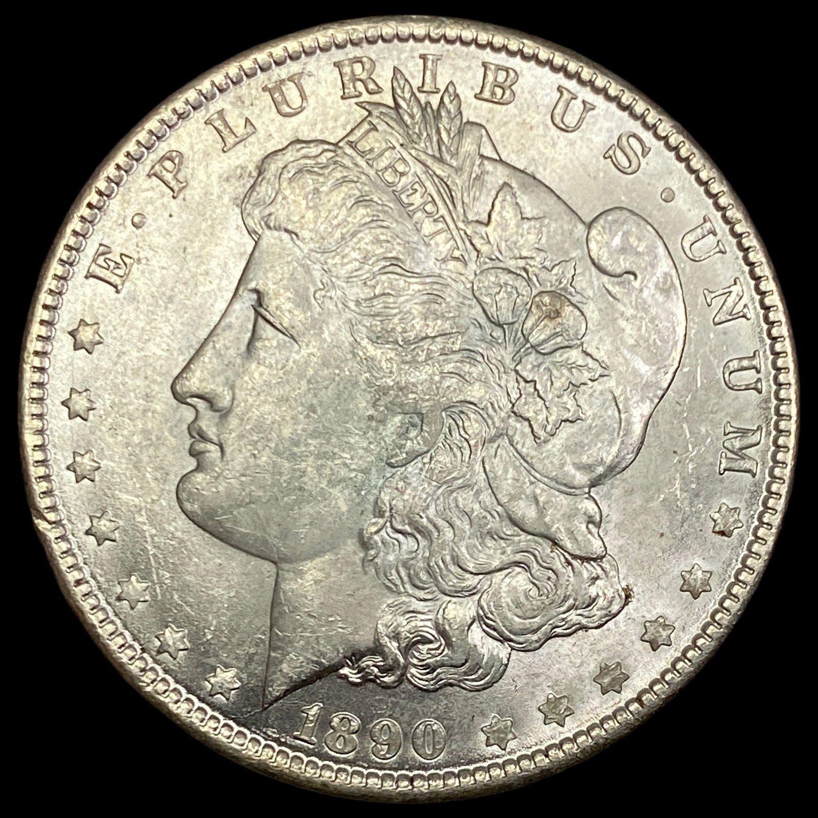 1890 Silver Morgan Dollar CHOICE BU: 1890 Silver Morgan Dollar CHOICE BU