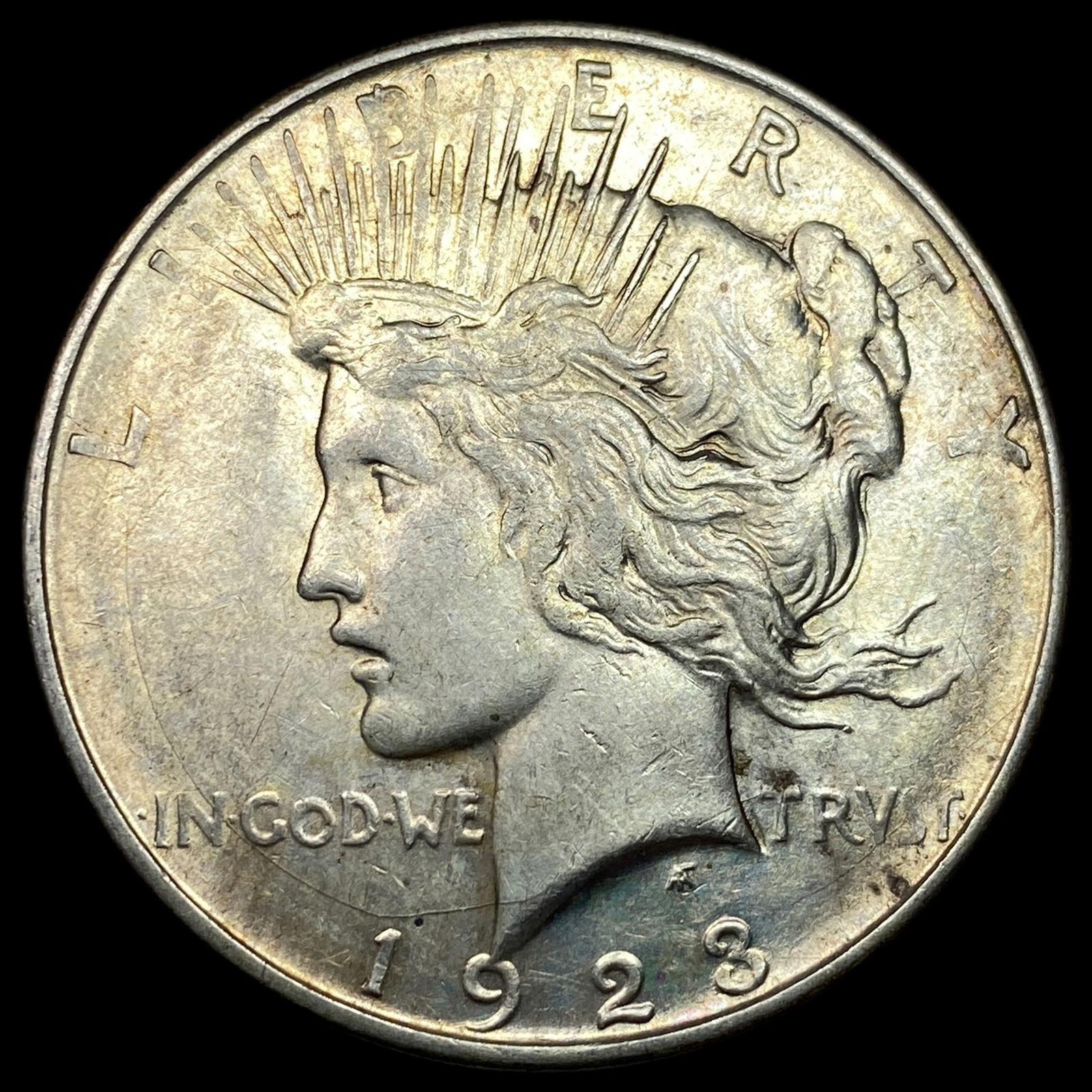 1923-D Silver Peace Dollar CLOSELY UNCIRCULATED (1 of 2)