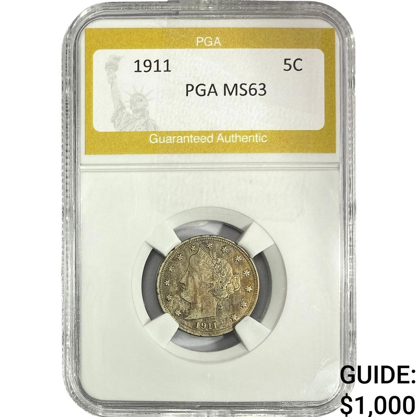 1911 Liberty Victory Nickel PGA MS63 (1 of 2)