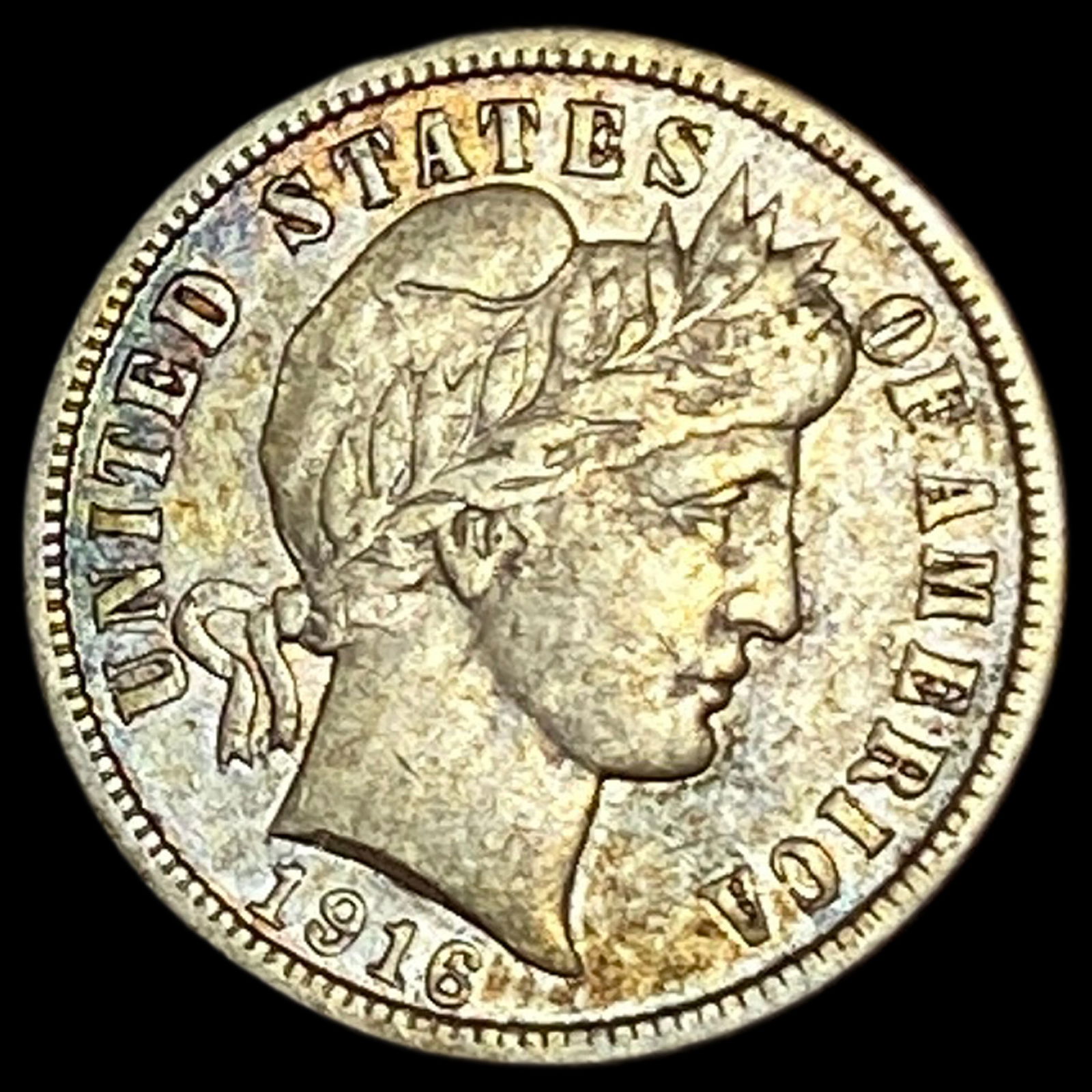 1916 Barber Dime CLOSELY UNCIRCULATED (1 of 2)