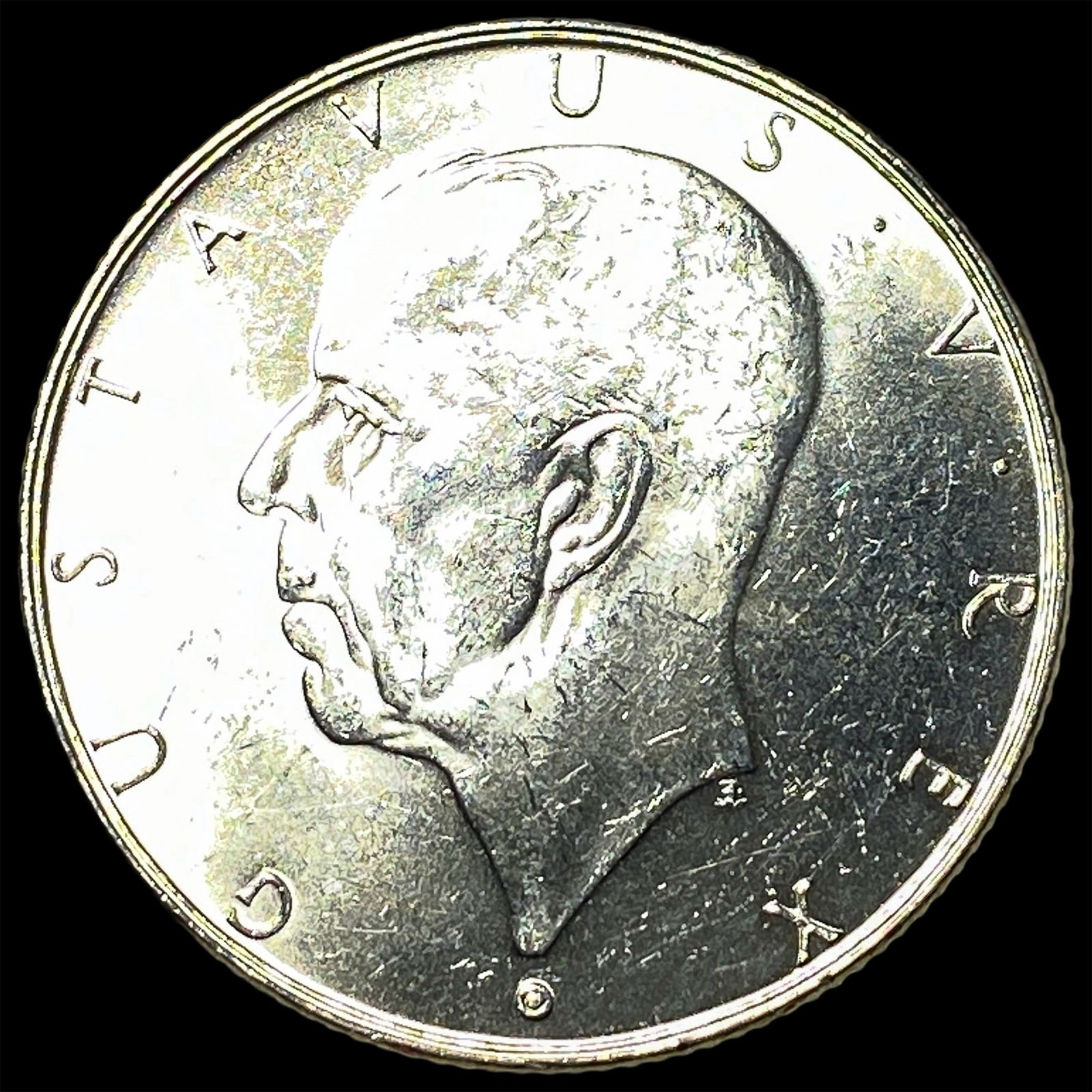 1938 Sweden Silver 2 Kroner UNCIRCULATED: 1938 Sweden Silver 2 Kroner UNCIRCULATED