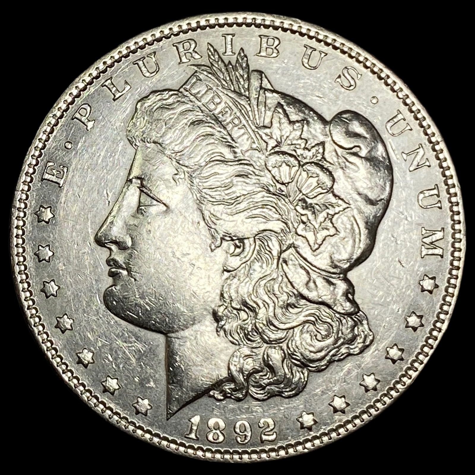 1892 Morgan Silver Dollar CLOSELY UNCIRCULATED (1 of 2)