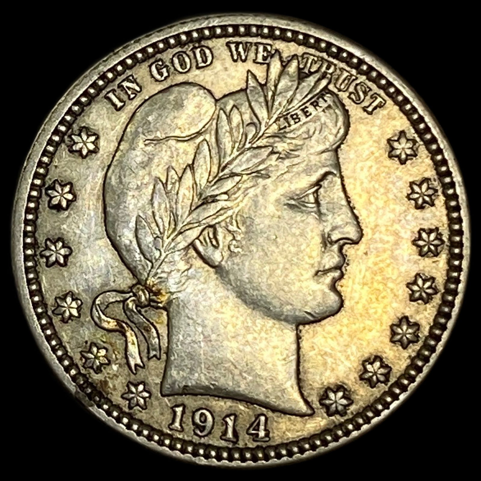 1914 Barber Silver Quarter UNCIRCULATED (1 of 2)