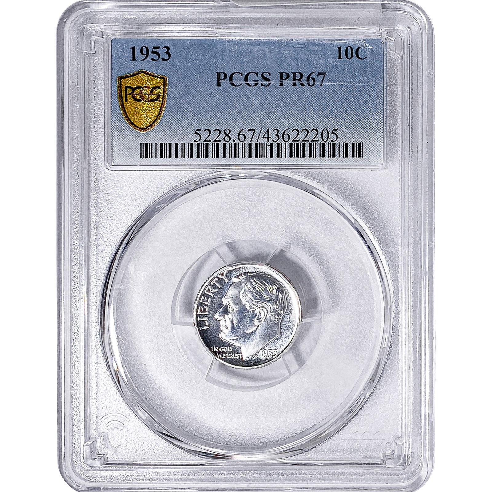 1953 Roosevelt Dime PCGS PR67 (1 of 2)