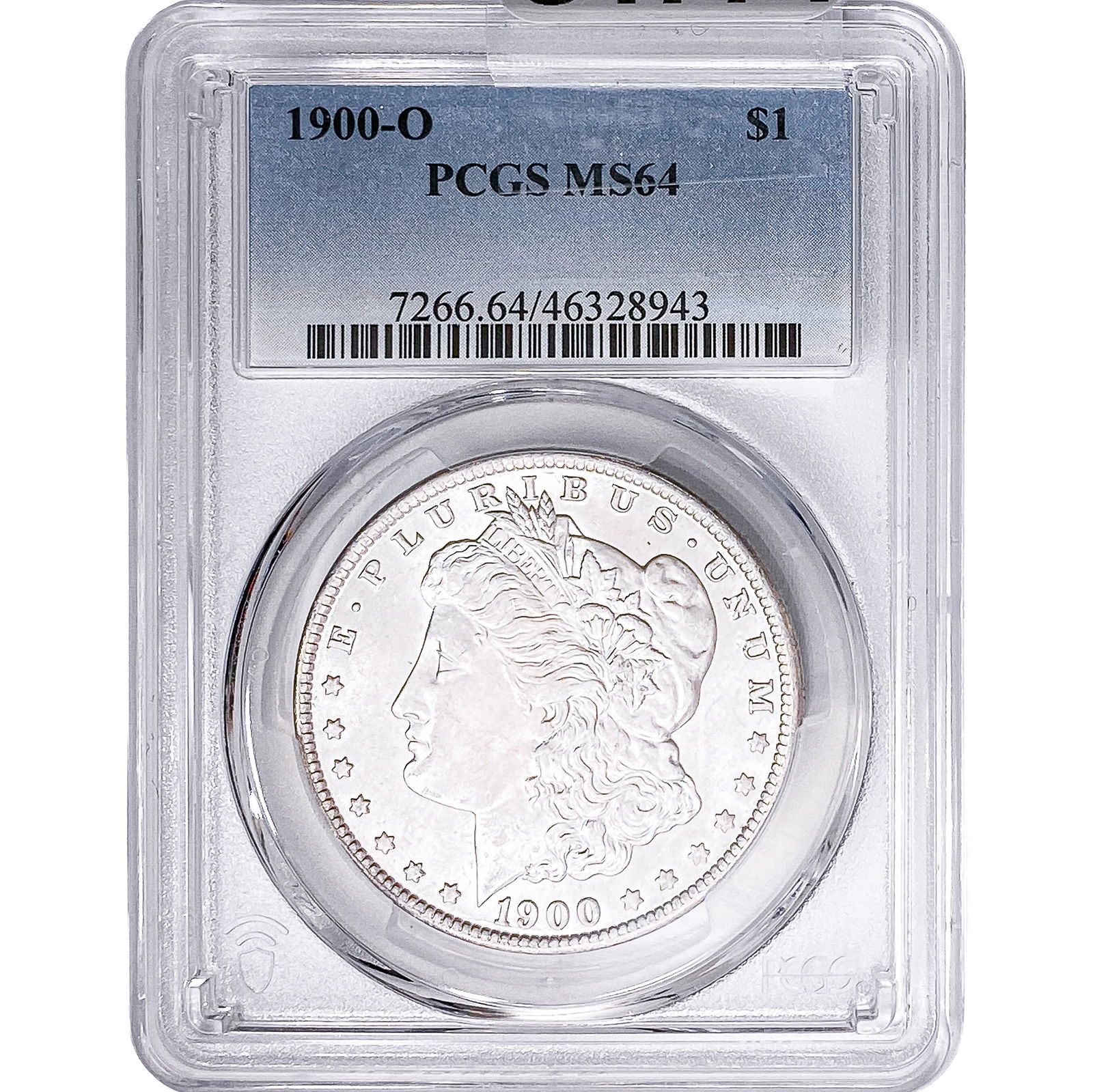 1900-O Morgan Silver Dollar PCGS MS64: 1900-O Morgan Silver Dollar PCGS MS64