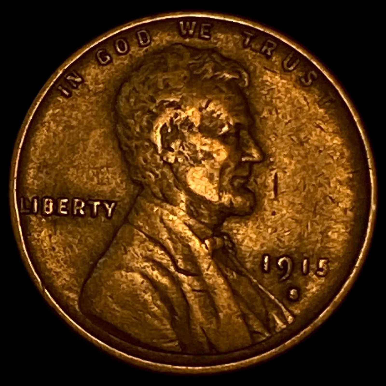 1915-S Lincoln Wheat Cent NEARLY UNCIRCULATED: 1915-S Lincoln Wheat Cent NEARLY UNCIRCULATED