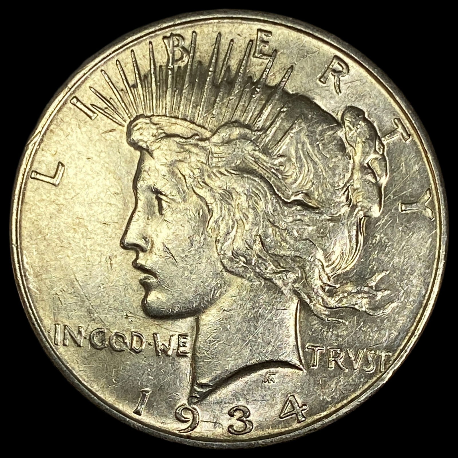 1934-D Peace Silver Dollar CLOSELY UNCIRCULATED (1 of 2)