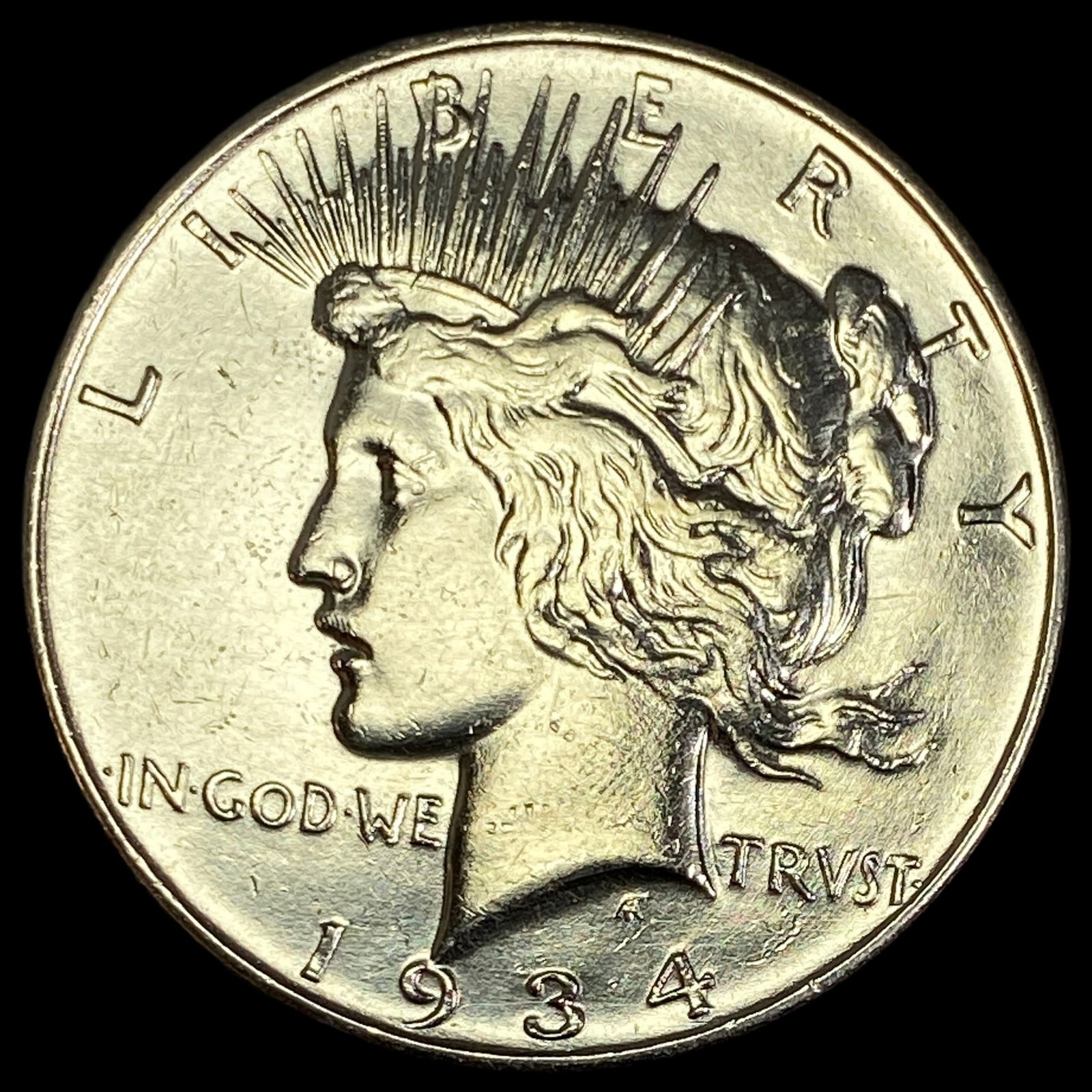 1934-D Silver Peace Dollar CLOSELY UNCIRCULATED: 1934-D Silver Peace Dollar CLOSELY UNCIRCULATED