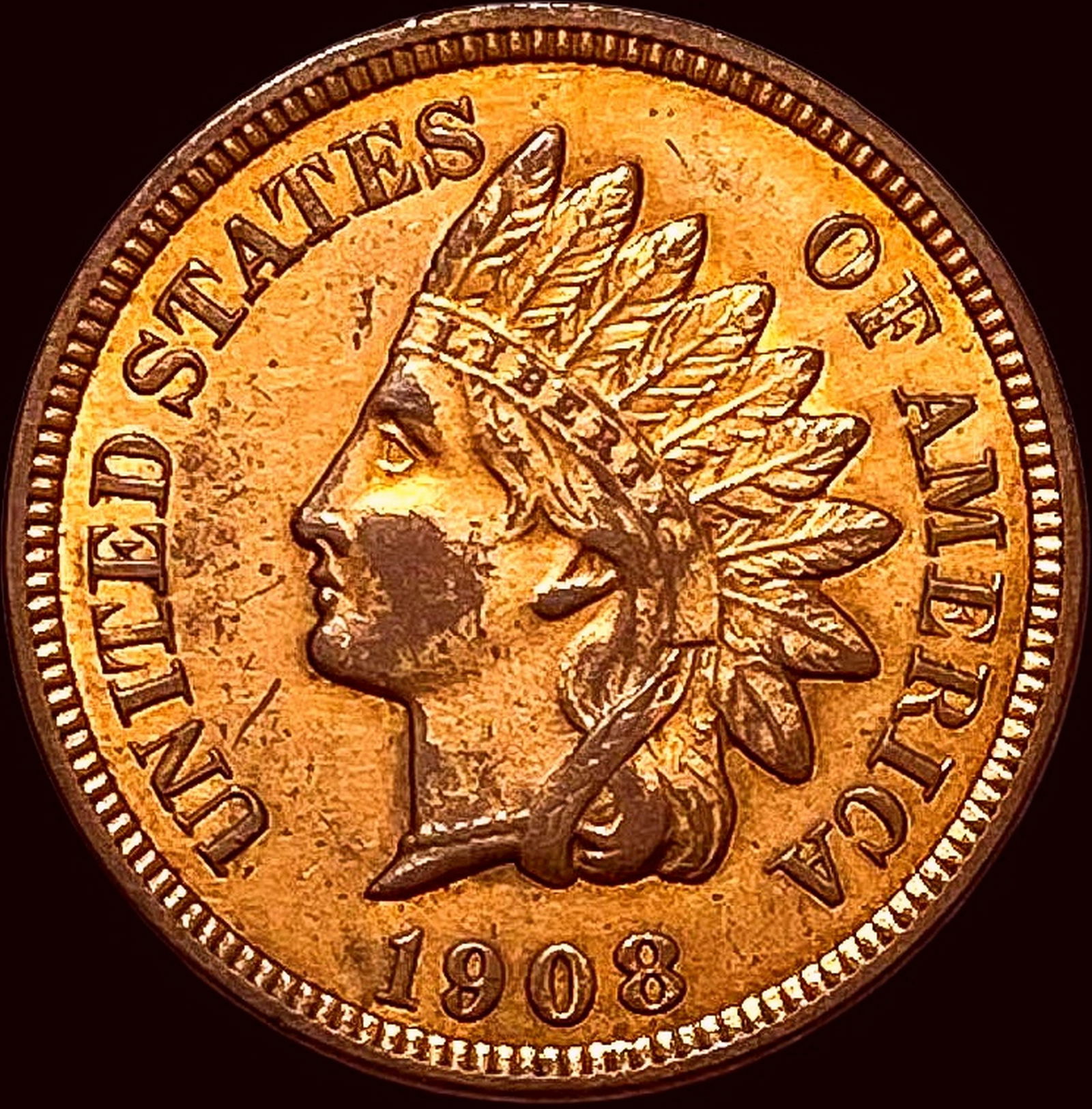 1908 Indian Head Cent UNCIRCULATED: 1908 Indian Head Cent UNCIRCULATED