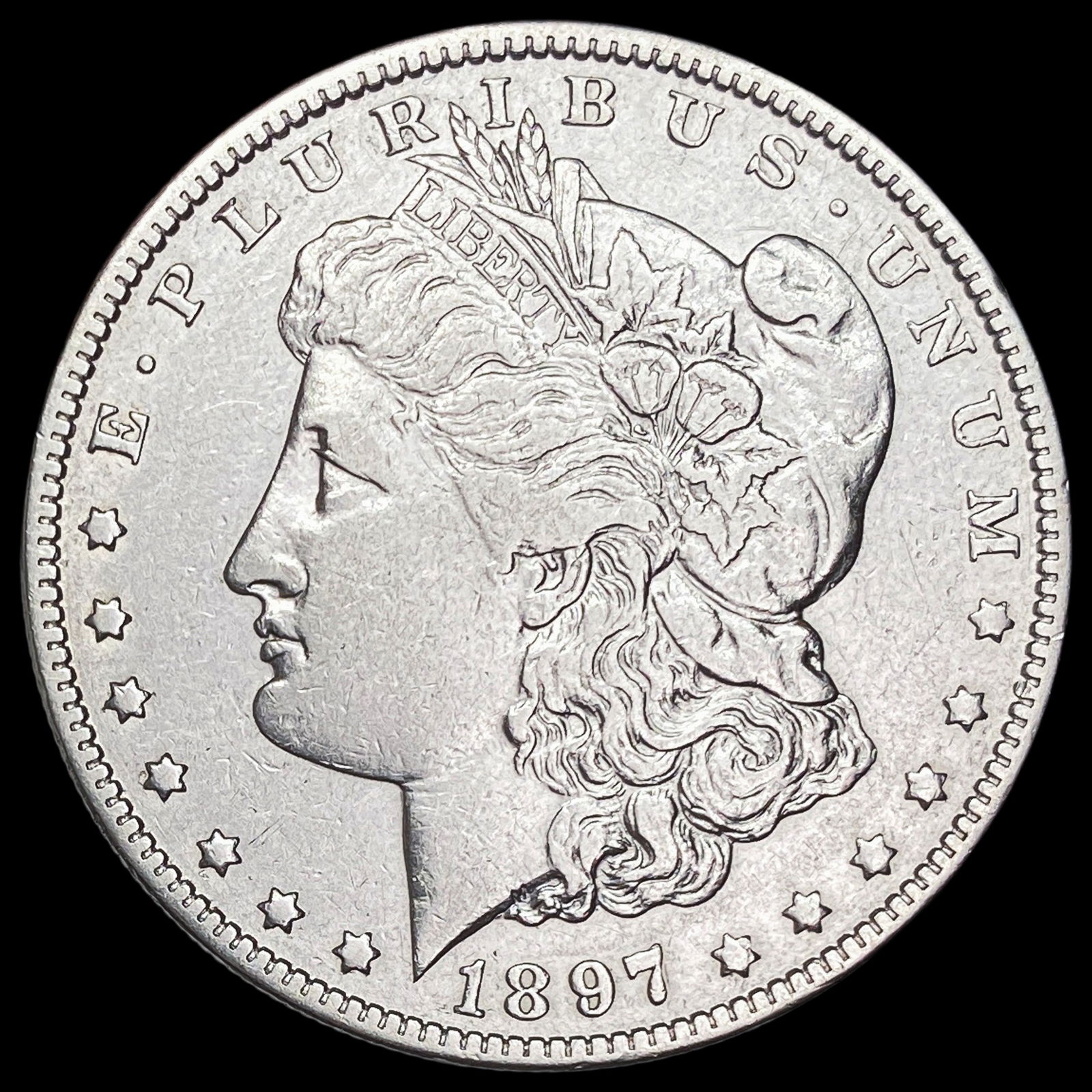 1897-O Silver Morgan Dollar NEARLY UNCIRCULATED: 1897-O Silver Morgan Dollar NEARLY UNCIRCULATED