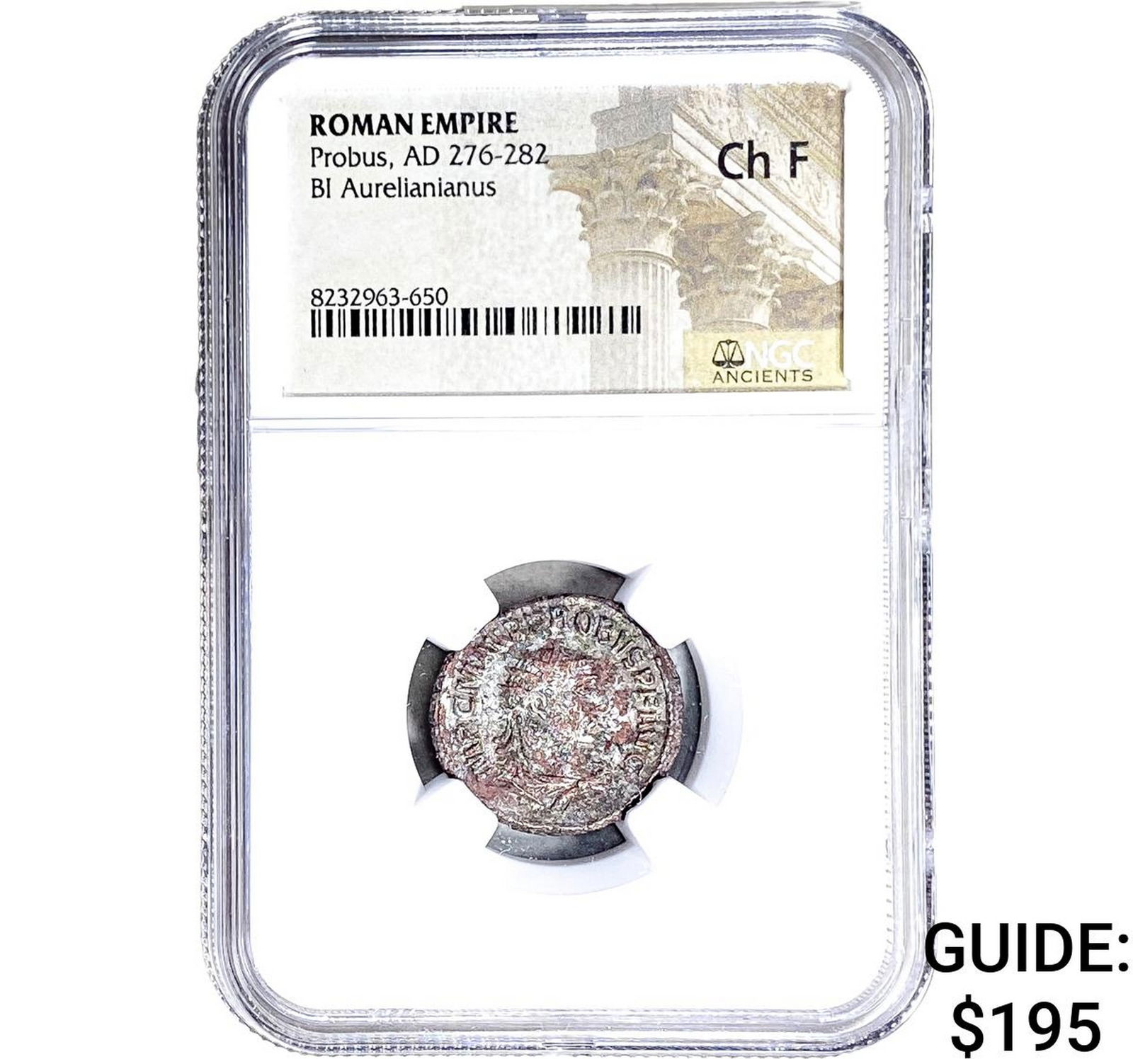 Roman Probus, AD 276-282 BI Aurelianianus NGC Ch F: Roman Probus, AD 276-282 BI Aurelianianus NGC Ch F