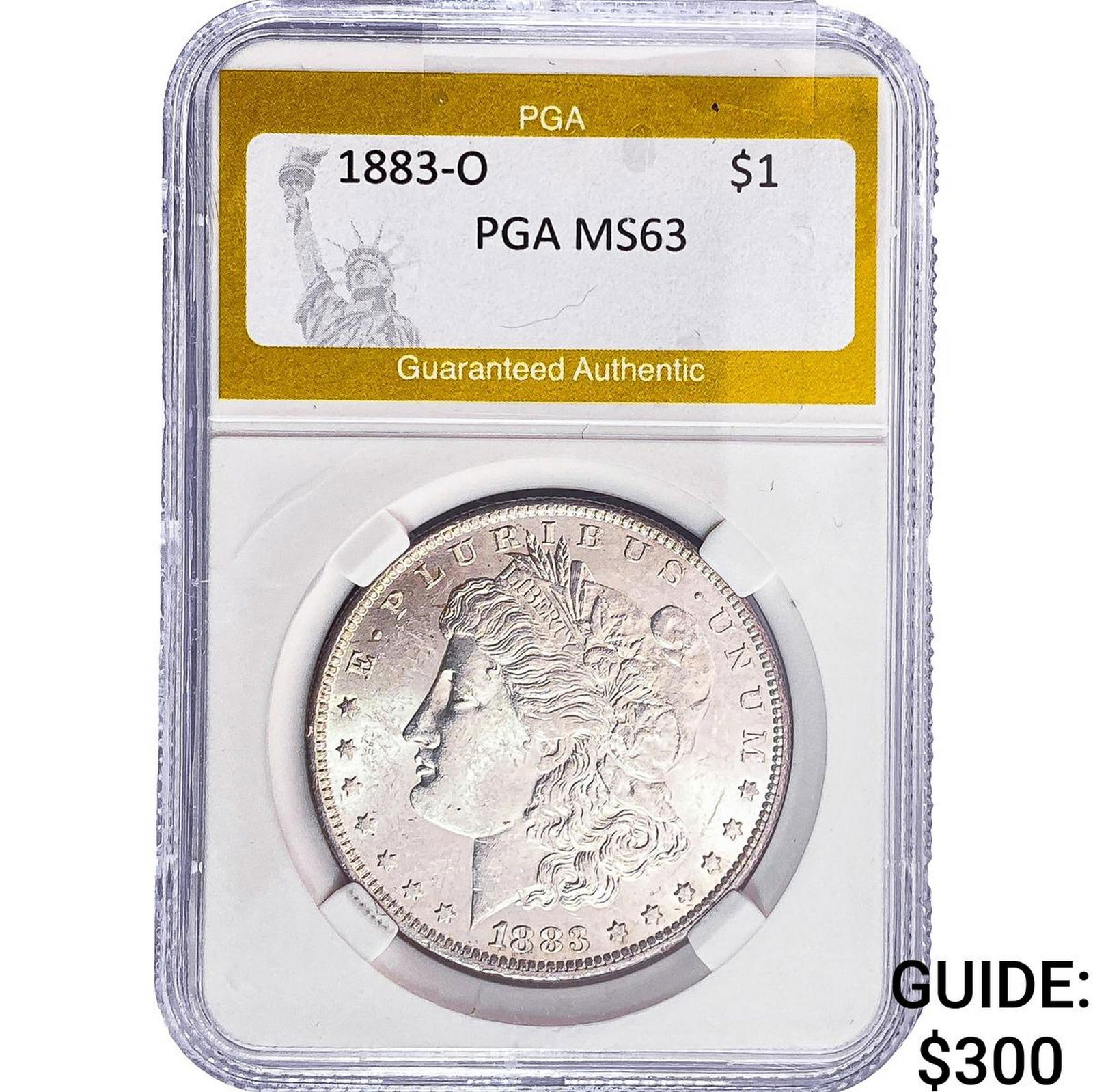 1883-O Morgan Silver Dollar PGA MS63 (1 of 2)