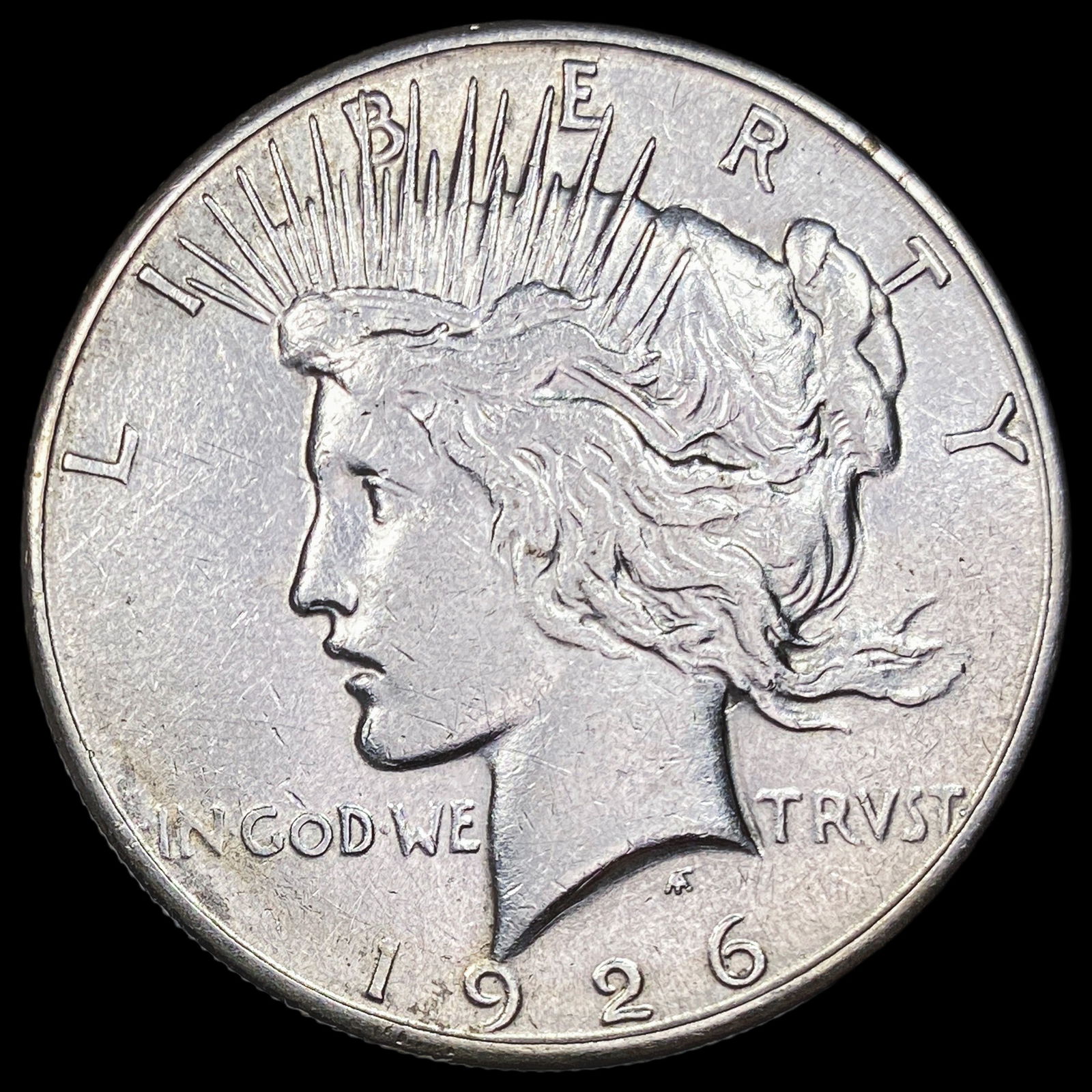 1926-S Silver Peace Dollar CLOSELY UNCIRCULATED (1 of 2)