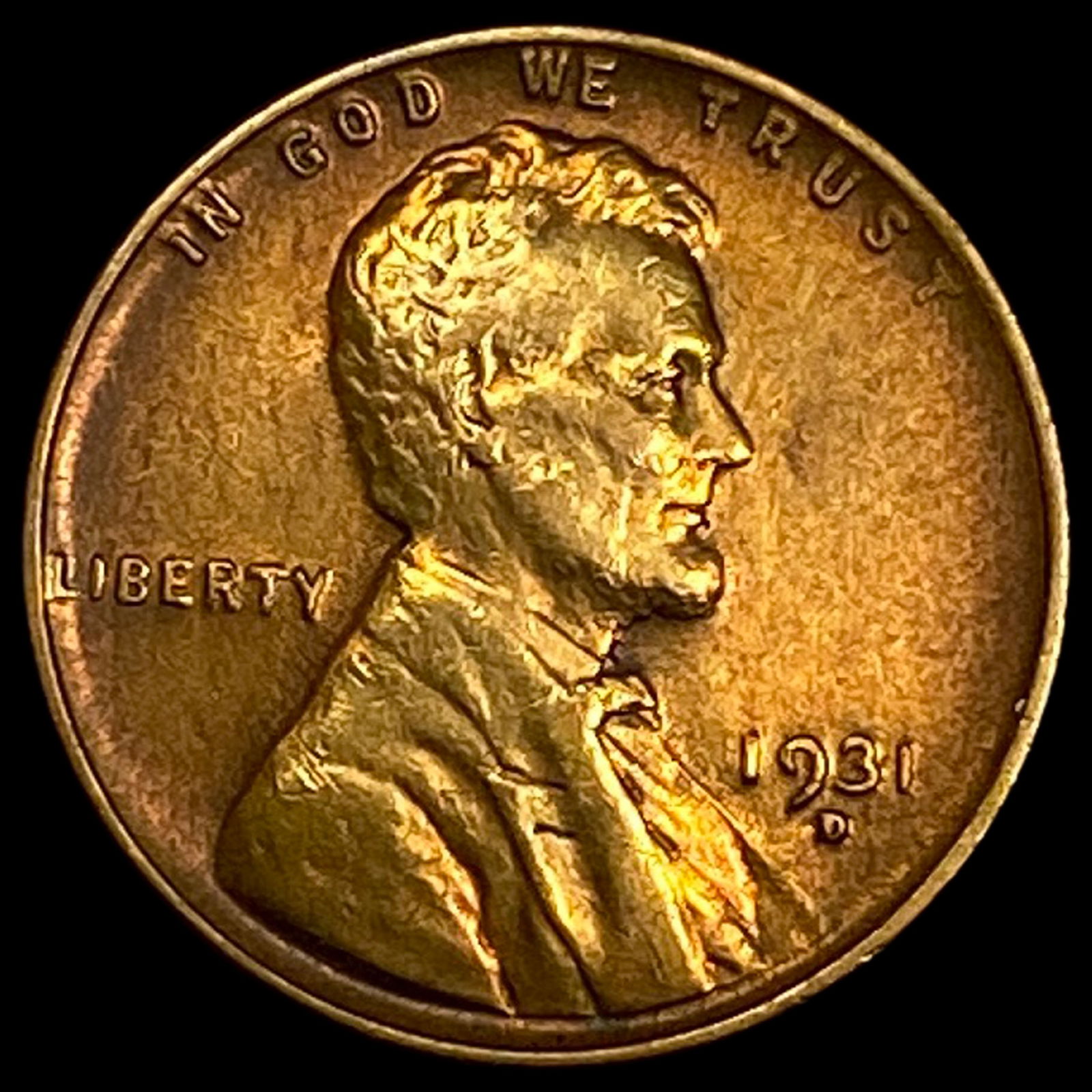 1931-D Red Lincoln Wheat Cent UNCIRCULATED: 1931-D Red Lincoln Wheat Cent UNCIRCULATED