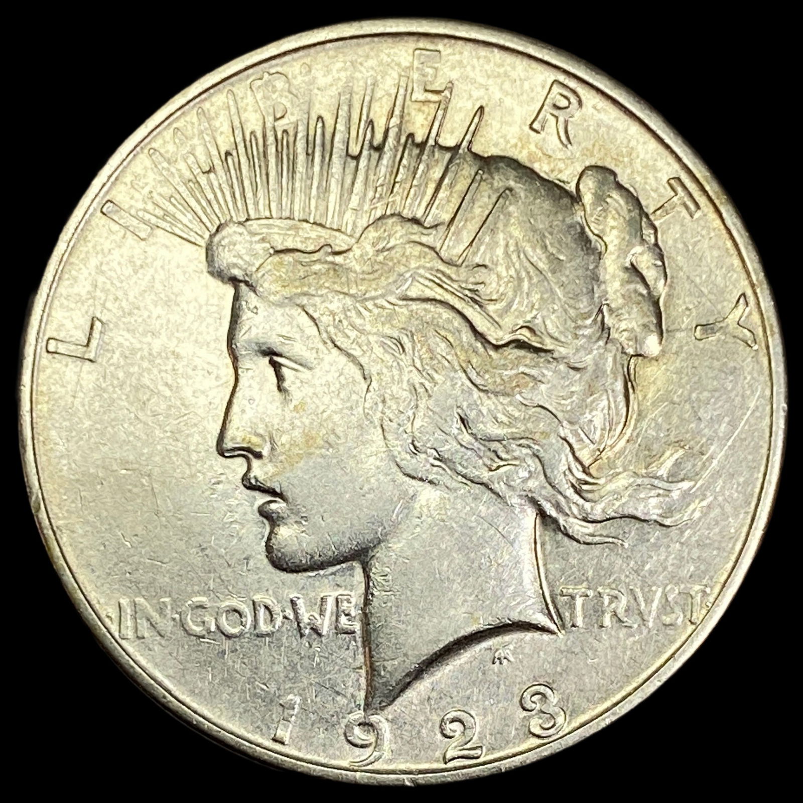 1923-D Silver Peace Dollar CLOSELY UNCIRCULATED: 1923-D Silver Peace Dollar CLOSELY UNCIRCULATED
