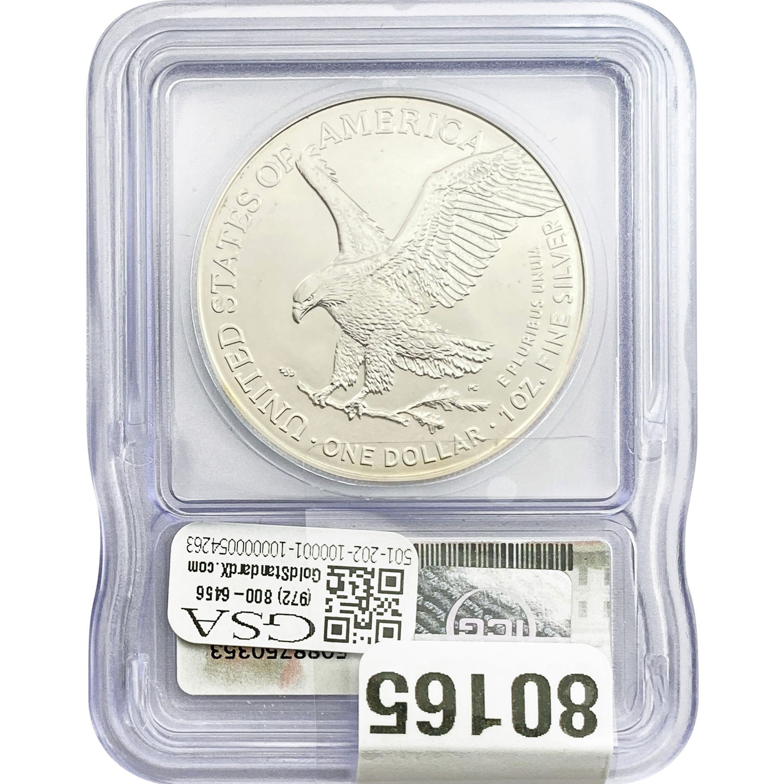 2021 Silver Eagle ICG MS70 Type 2 - 2