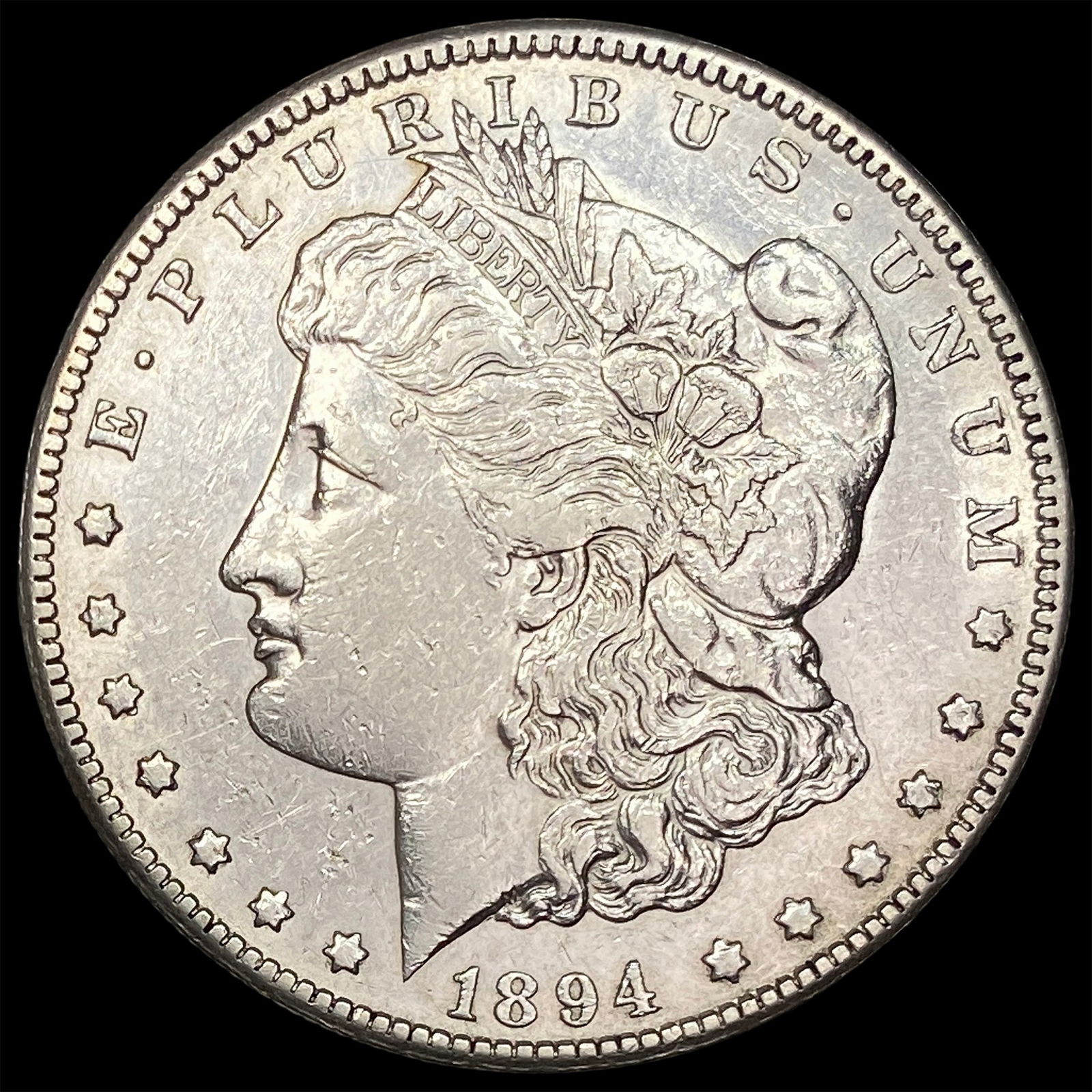 1894-S Silver Morgan Dollar CLOSELY UNCIRCULATED: 1894-S Silver Morgan Dollar CLOSELY UNCIRCULATED