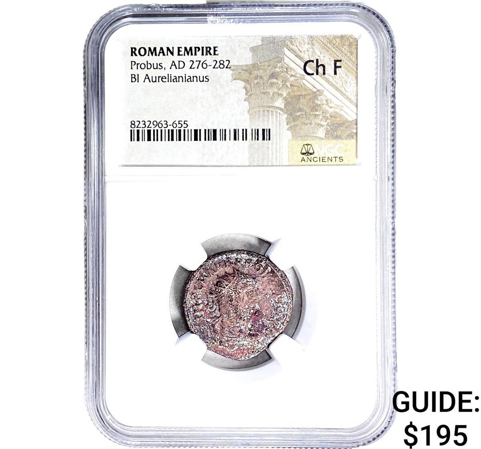 Roman Probus, AD 276-282 BI Aurelianianus NGC Ch F: Roman Probus, AD 276-282 BI Aurelianianus NGC Ch F