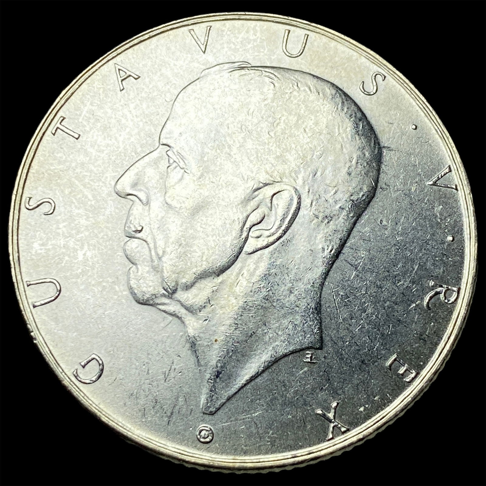1938 Sweden Silver 2 Kroner UNCIRCULATED: 1938 Sweden Silver 2 Kroner UNCIRCULATED