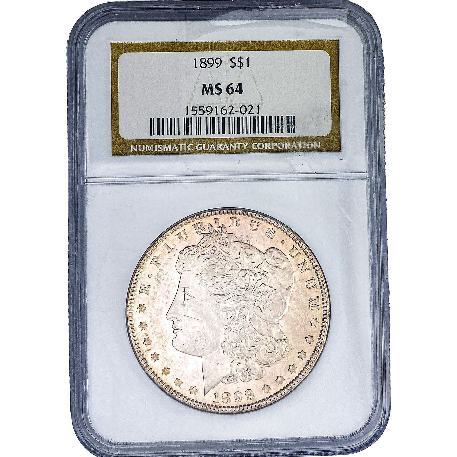 1899 Morgan Silver Dollar NGC MS64: 1899 Morgan Silver Dollar NGC MS64
