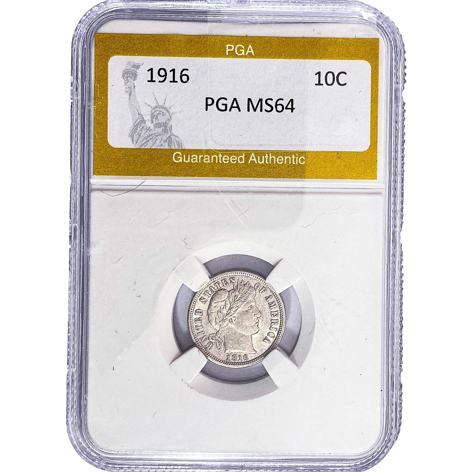 1916 Barber Dime PGA MS64 (1 of 2)