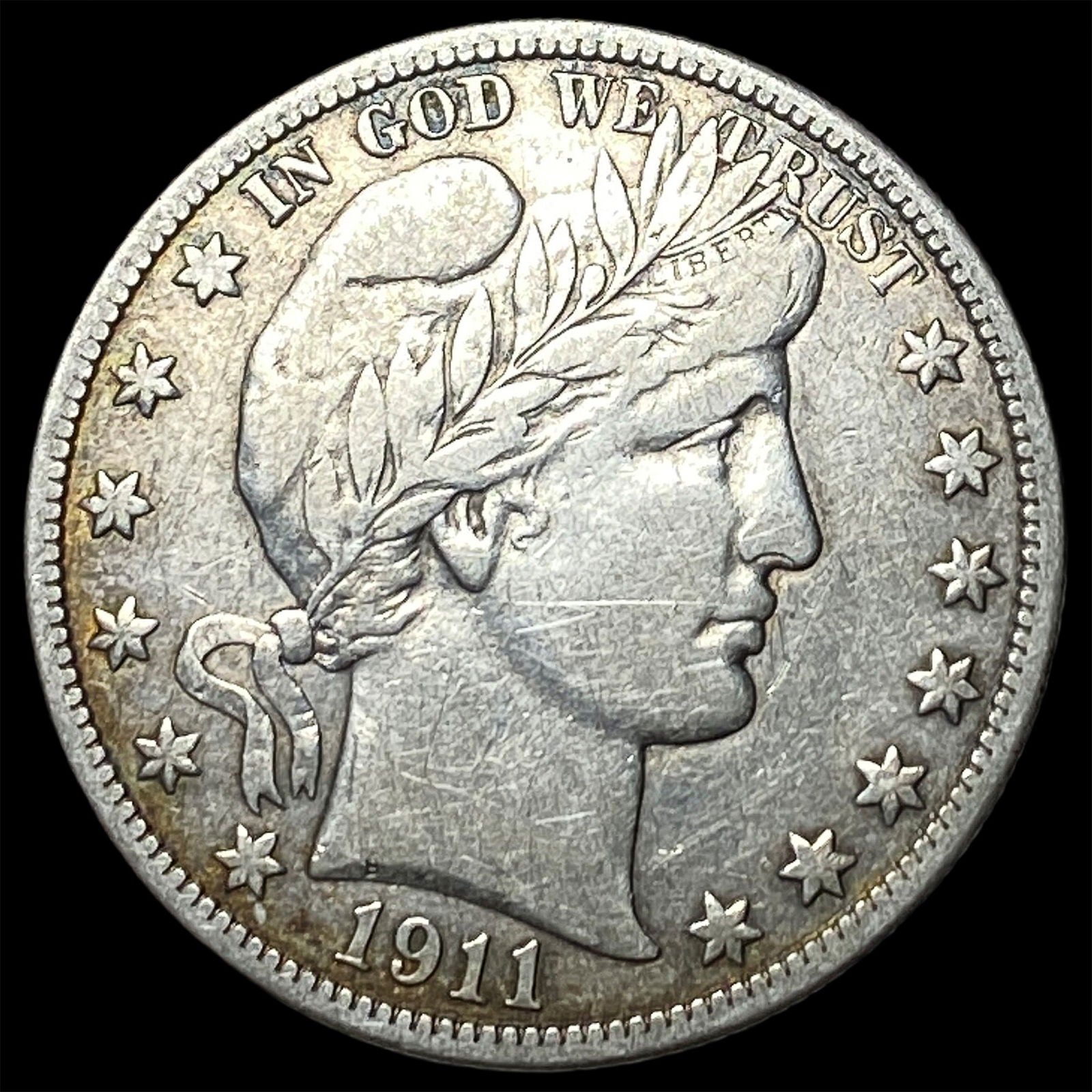 1911 Barber Silver Half Dollar LIGHTLY CIRCULATED (1 of 2)