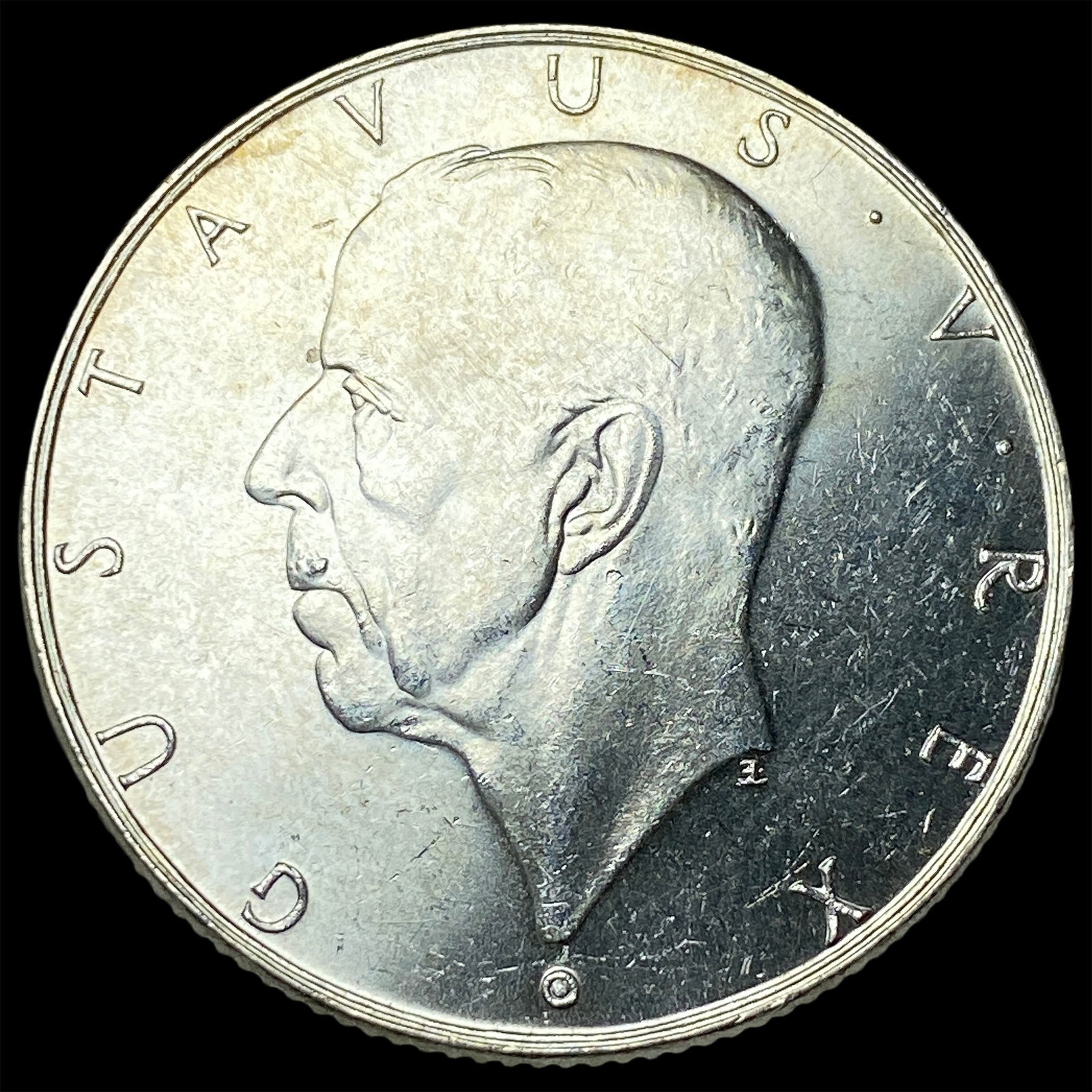 1938 Sweden Silver 2 Kroner UNCIRCULATED: 1938 Sweden Silver 2 Kroner UNCIRCULATED