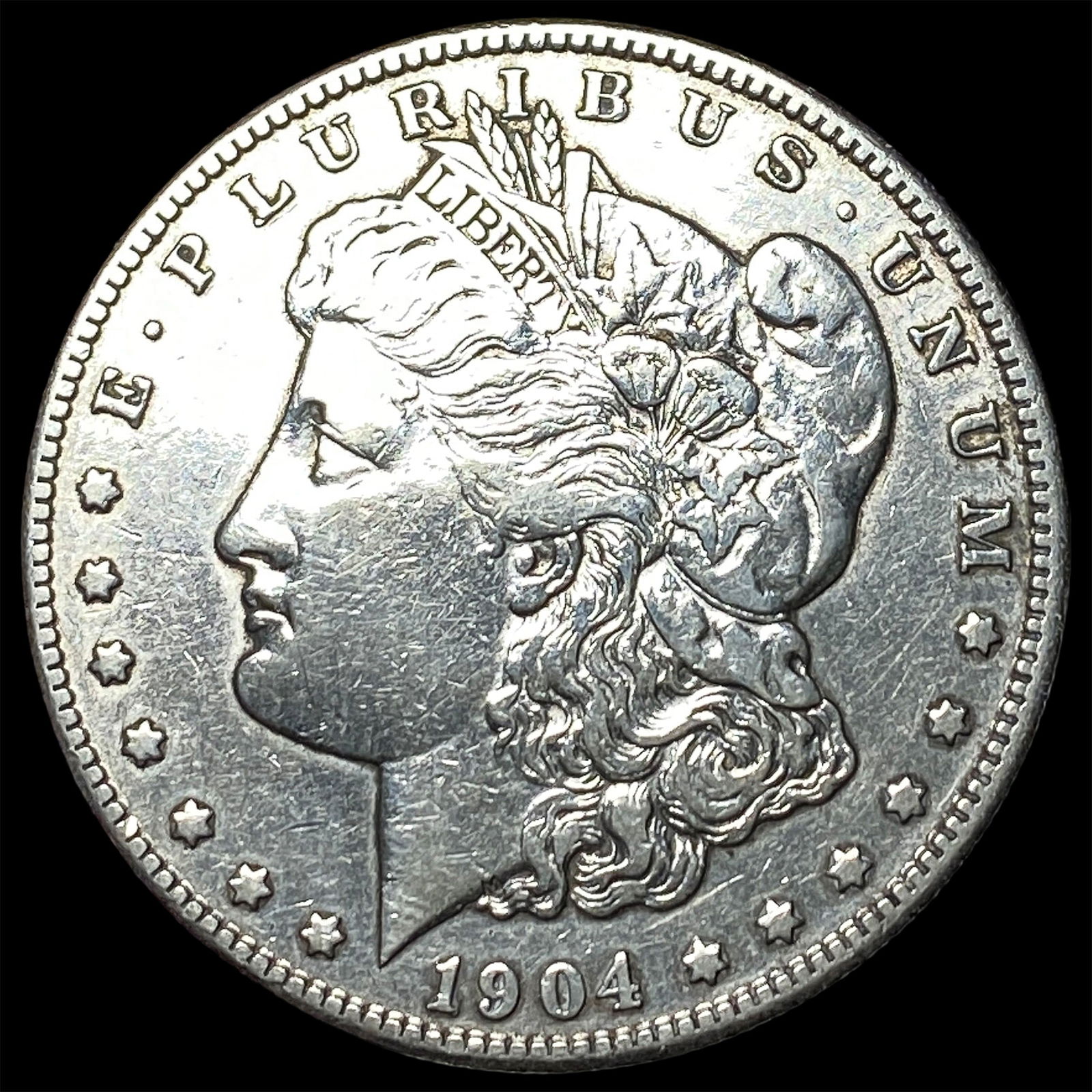 1904-S Silver Morgan Dollar CLOSELY UNCIRCULATED (1 of 2)