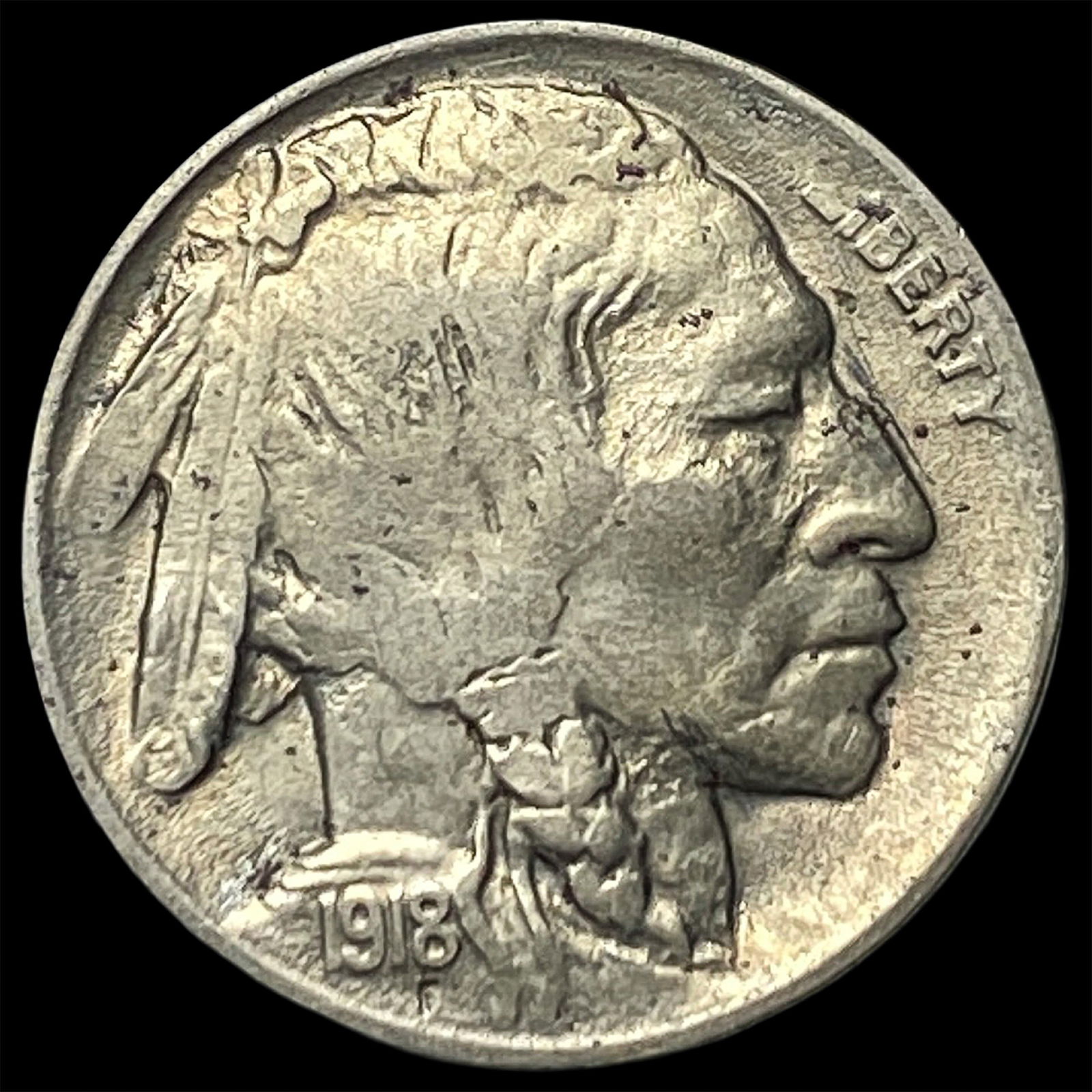 1918-D Buffalo Nickel HIGH GRADE: 1918-D Buffalo Nickel HIGH GRADE