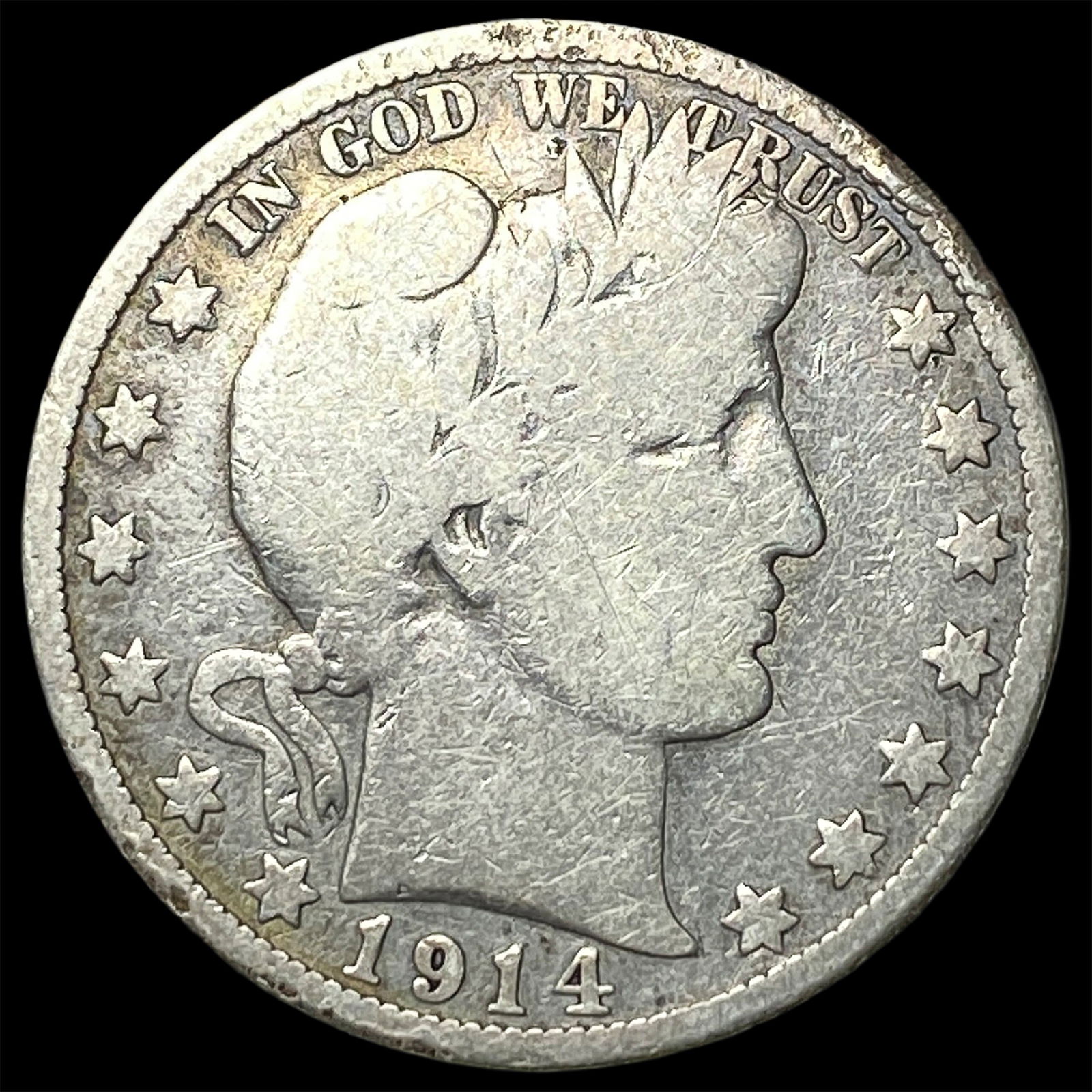 1914 Barber Half Dollar NICELY CIRCULATED (1 of 2)