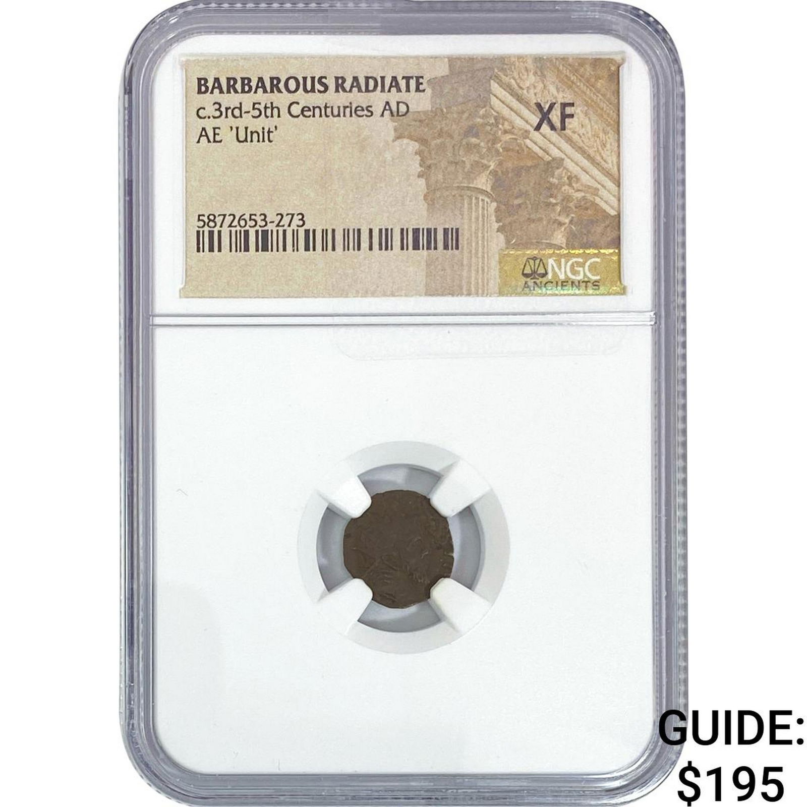 Barbarous Radiate c.3rd-5th Centuries AD AE 'Unit' NGC XF: Barbarous Radiate c.3rd-5th Centuries AD AE 'Unit' NGC XF