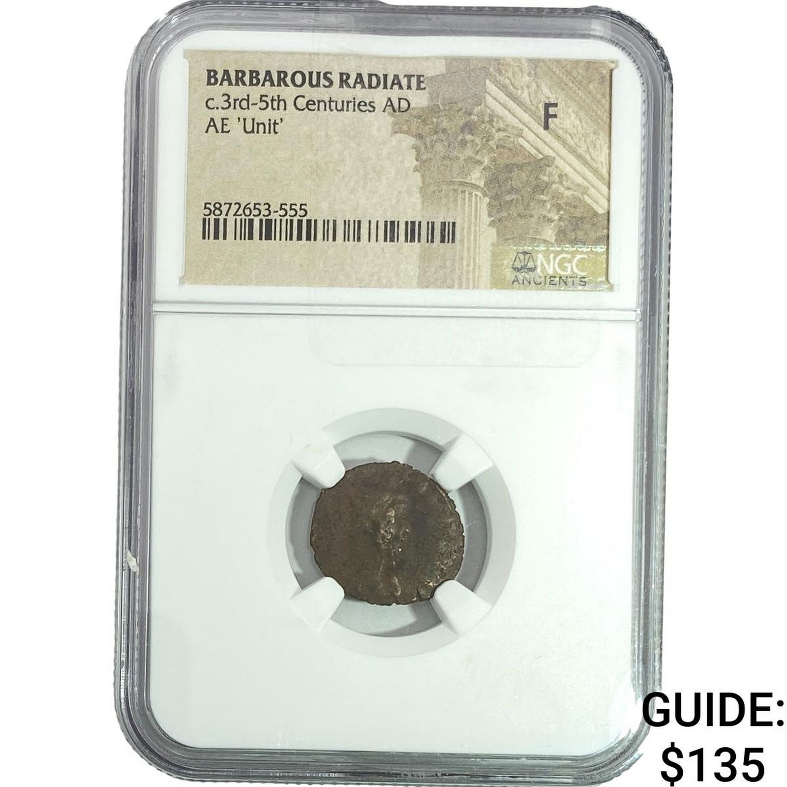 Barbarous Radiate c.3rd-5th Centuries AD AE 'Unit' NGC F: Barbarous Radiate c.3rd-5th Centuries AD AE 'Unit' NGC F