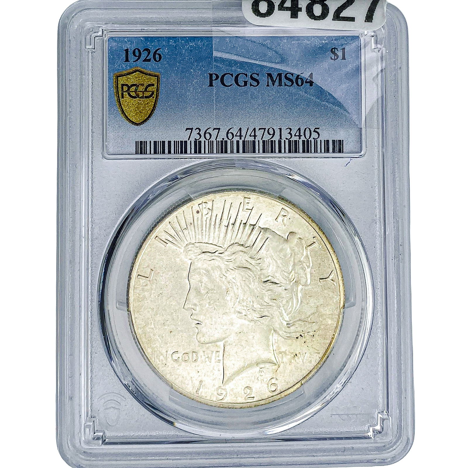 1926 Silver Peace Dollar PCGS MS64: 1926 Silver Peace Dollar PCGS MS64