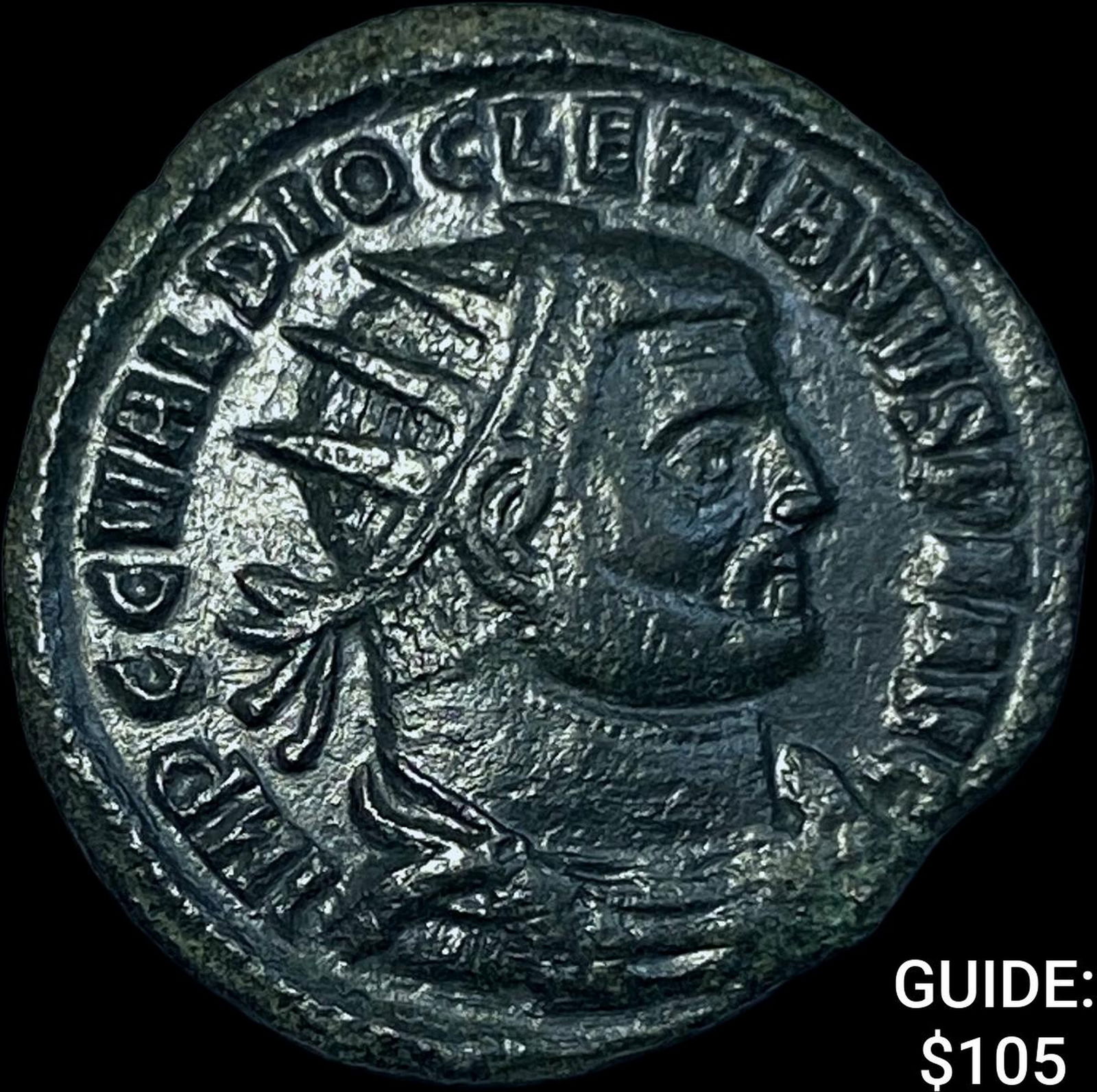 Roman Dioletian 284-305 AD BI Nummus CHOICE AU: Roman Dioletian 284-305 AD BI Nummus CHOICE AU