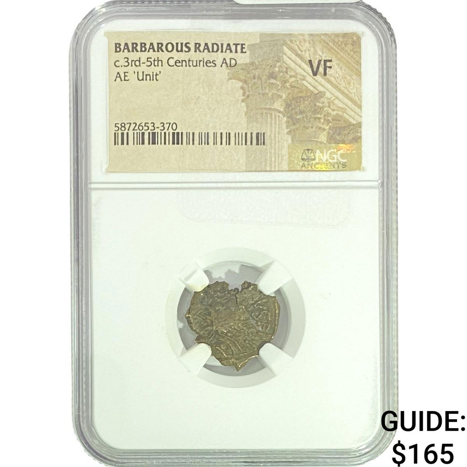 Barbarous Radiate c.3rd-5th Centuries AD AE 'Unit' NGC VF: Barbarous Radiate c.3rd-5th Centuries AD AE 'Unit' NGC VF