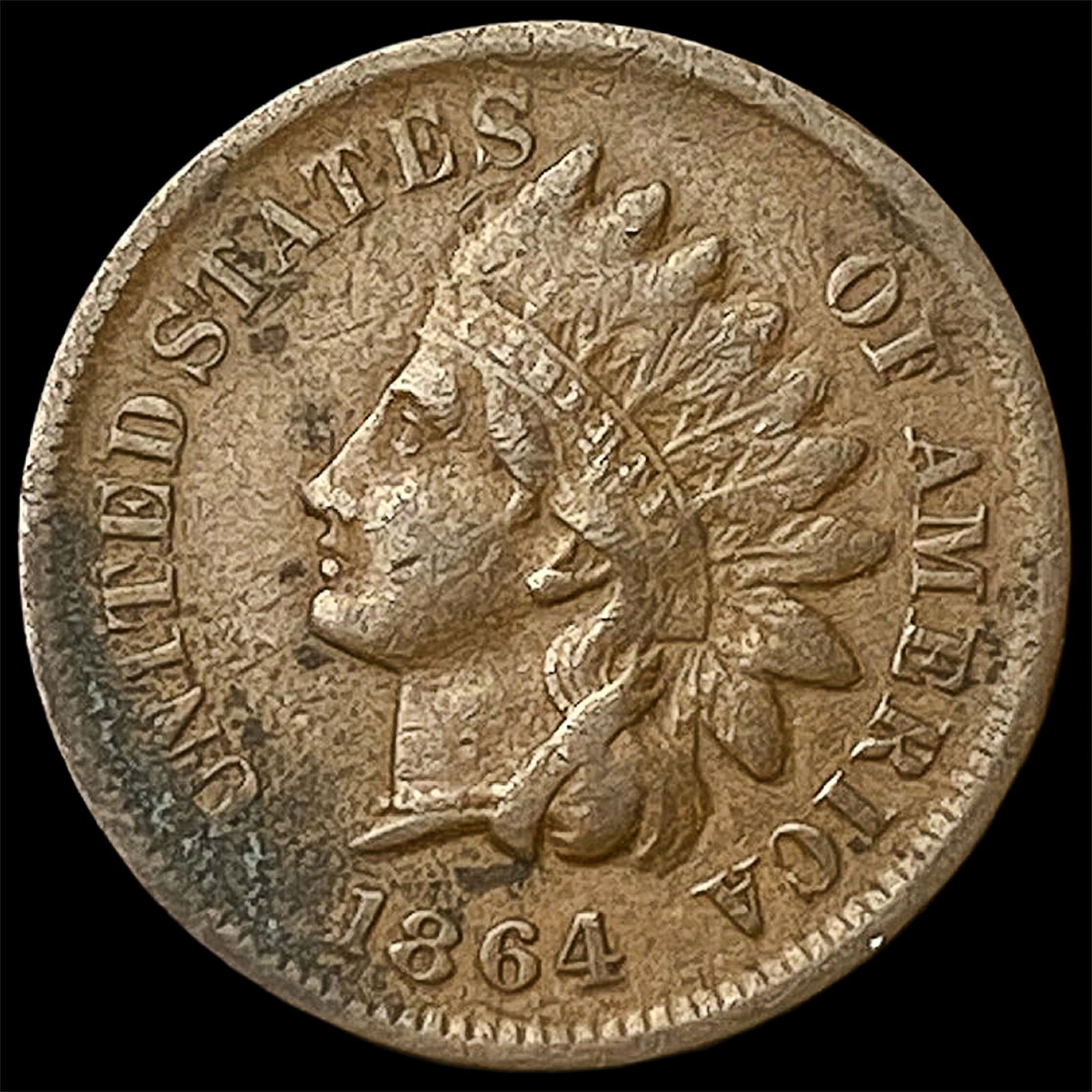 1864 L Indian Head Cent LIGHT CIRC: 1864 L Indian Head Cent LIGHT CIRC