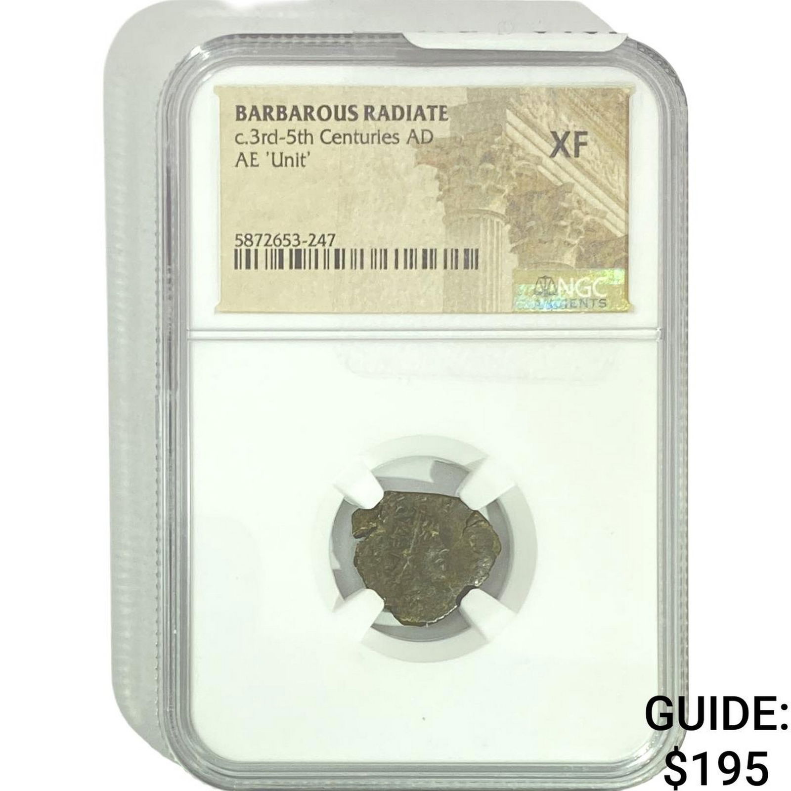 Barbarous Radiate c.3rd-5th Centuries AD AE 'Unit' NGC XF: Barbarous Radiate c.3rd-5th Centuries AD AE 'Unit' NGC XF