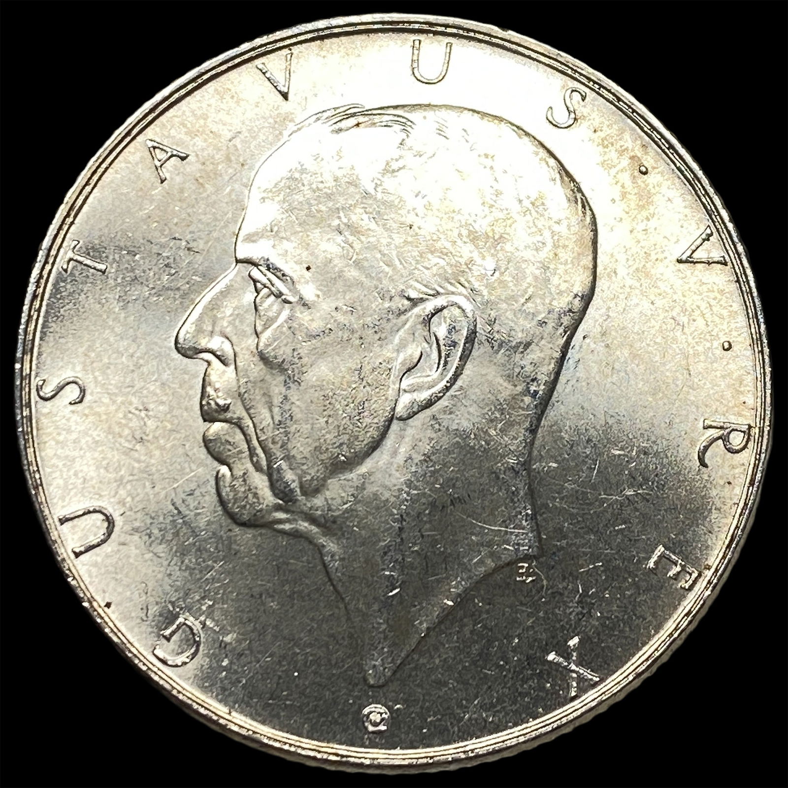 1938 Sweden Silver 2 Kroner UNCIRCULATED: 1938 Sweden Silver 2 Kroner UNCIRCULATED