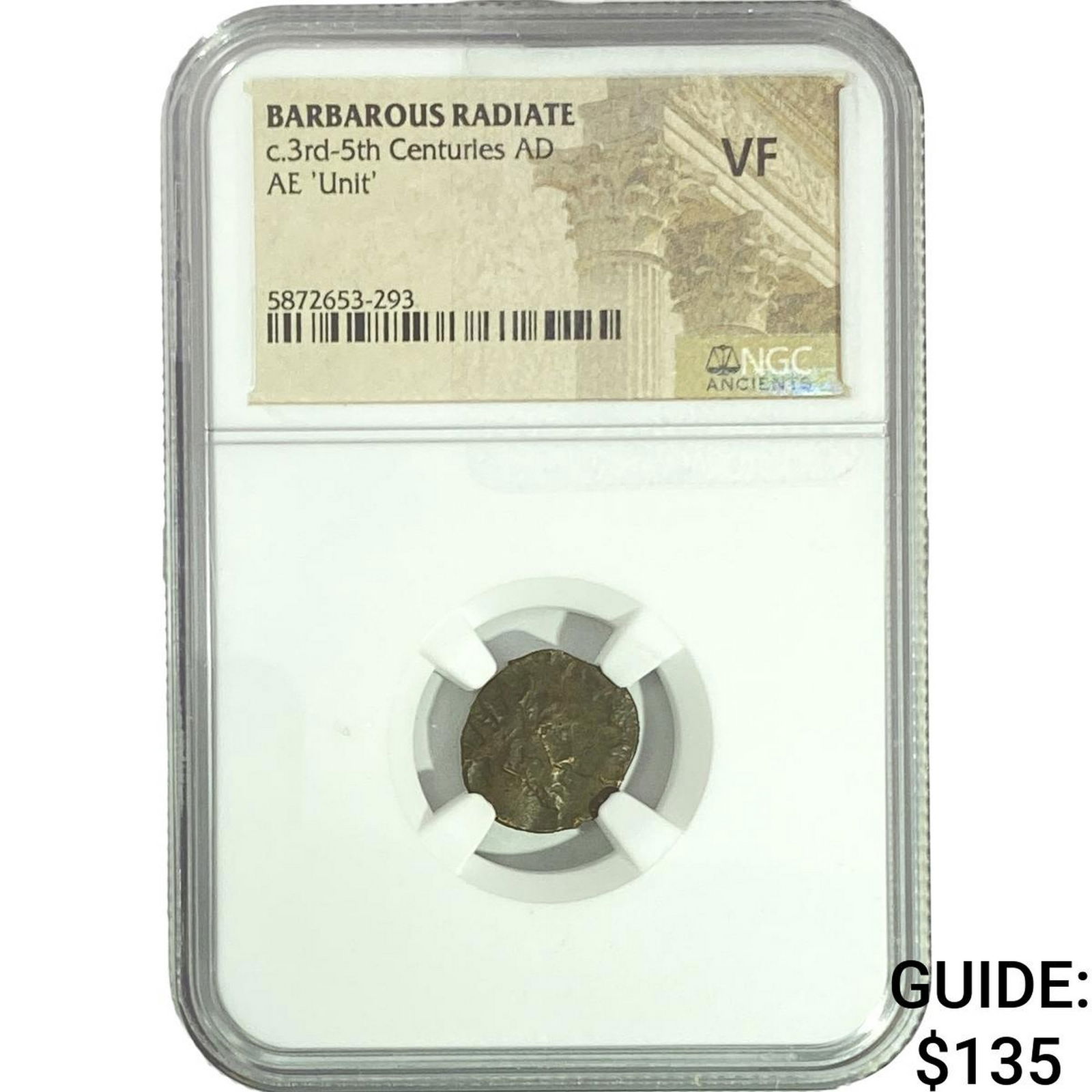Barbarous Radiate c.3rd-5th Centuries AD AE 'Unit' NGC VF: Barbarous Radiate c.3rd-5th Centuries AD AE 'Unit' NGC VF