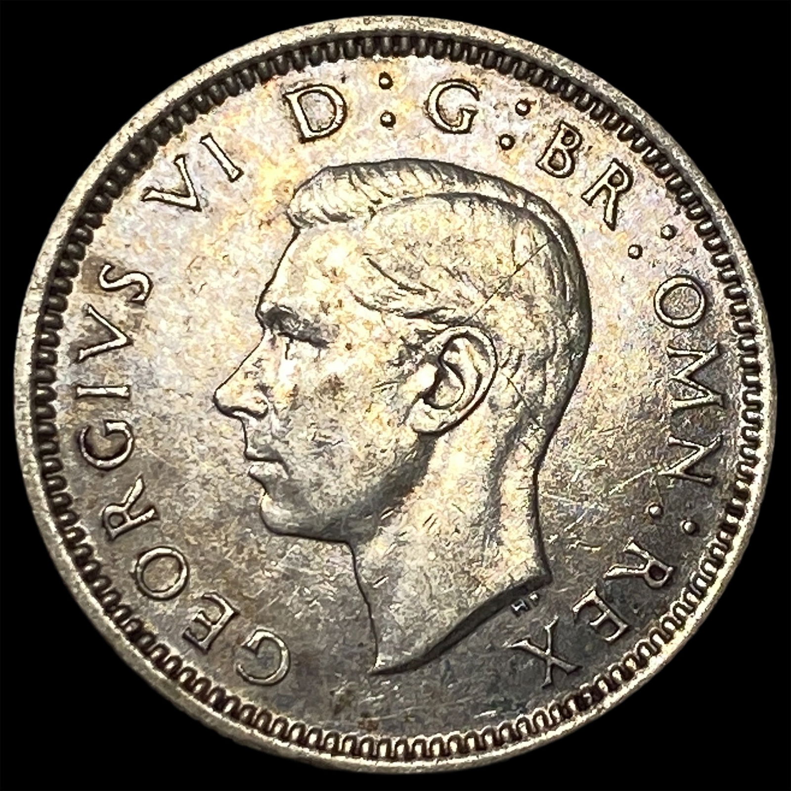 1940 England Silver Six Pence CLOSELY UNCIRCULATED: 1940 England Silver Six Pence CLOSELY UNCIRCULATED