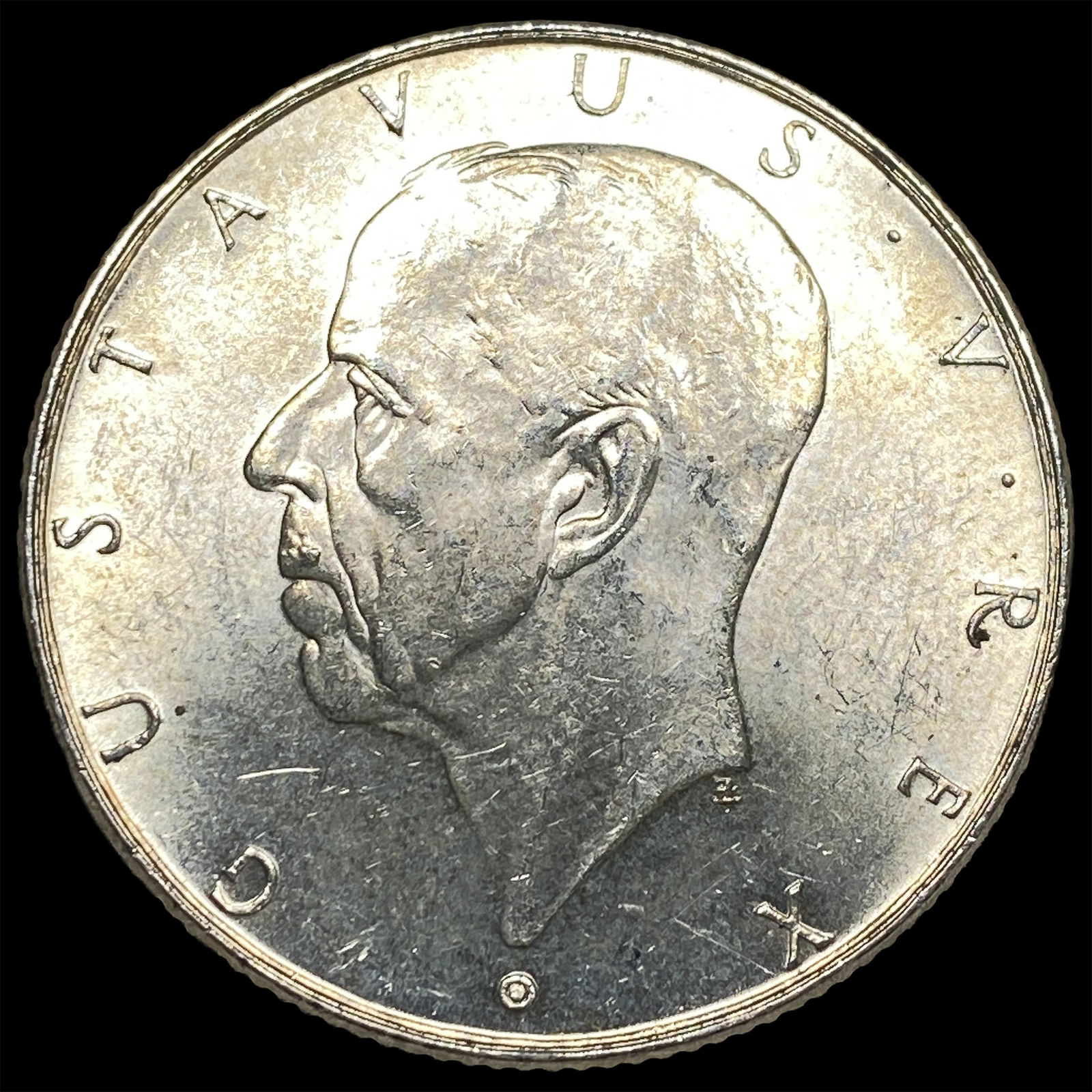 1938 Sweden Silver 2 Kroner UNCIRCULATED: 1938 Sweden Silver 2 Kroner UNCIRCULATED