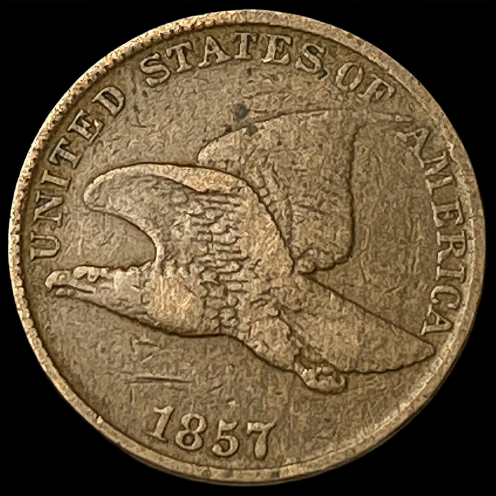 1857 Flying Eagle Cent LIGHTLY CIRCULATED: 1857 Flying Eagle Cent LIGHTLY CIRCULATED