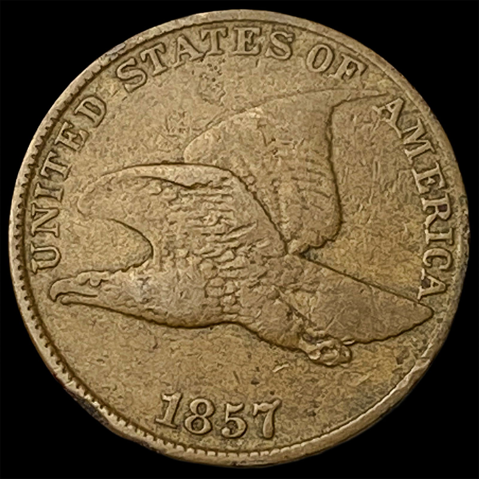 1857 Flying Eagle Cent LIGHTLY CIRCULATED (1 of 2)