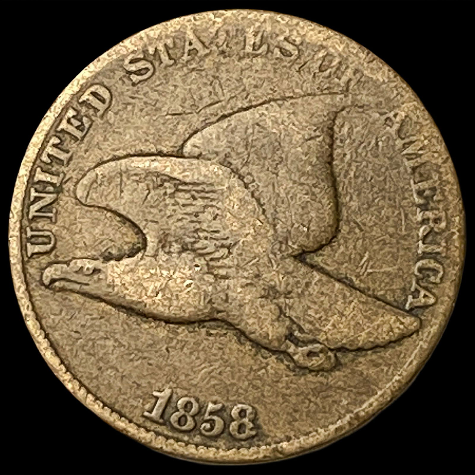 1858 Flying Eagle Cent LIGHTLY CIRCULATED: 1858 Flying Eagle Cent LIGHTLY CIRCULATED